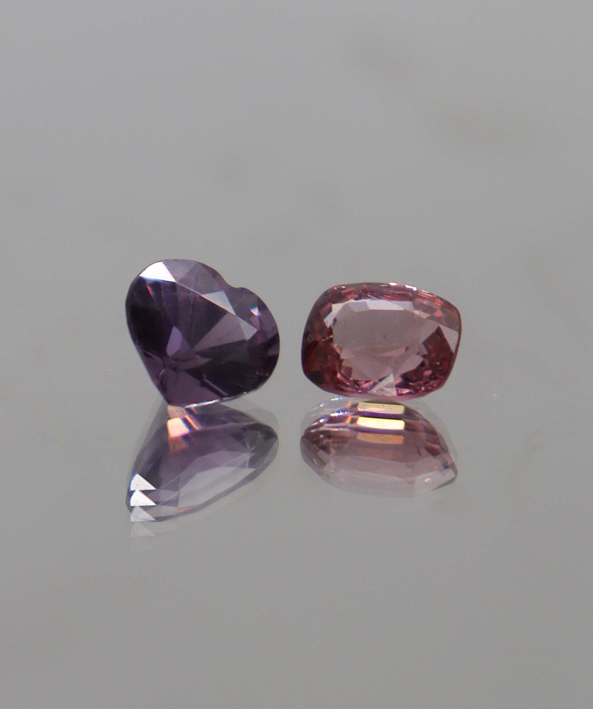 Luxury Promise 2.86ct Spinel Heart Moi et Toi DXBCS0371