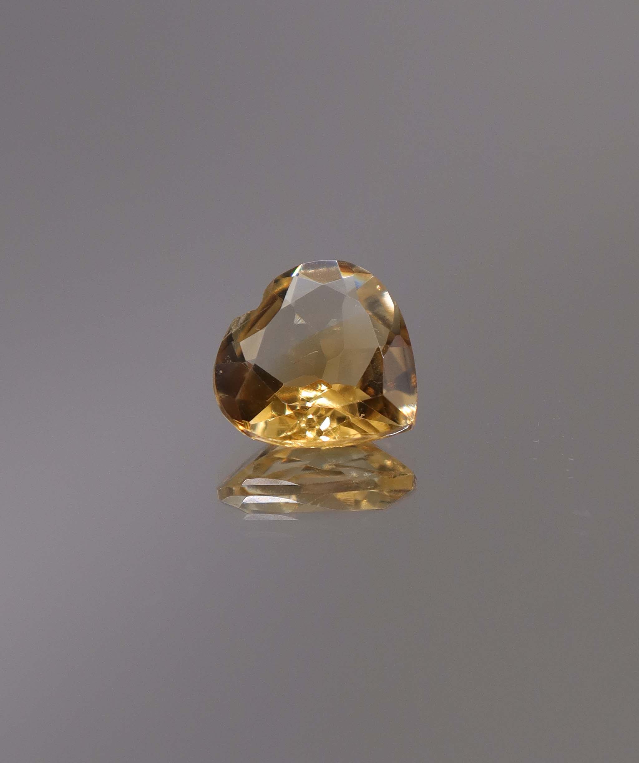 Luxury Promise 2.95ct Citrine Heart DXBCS1277