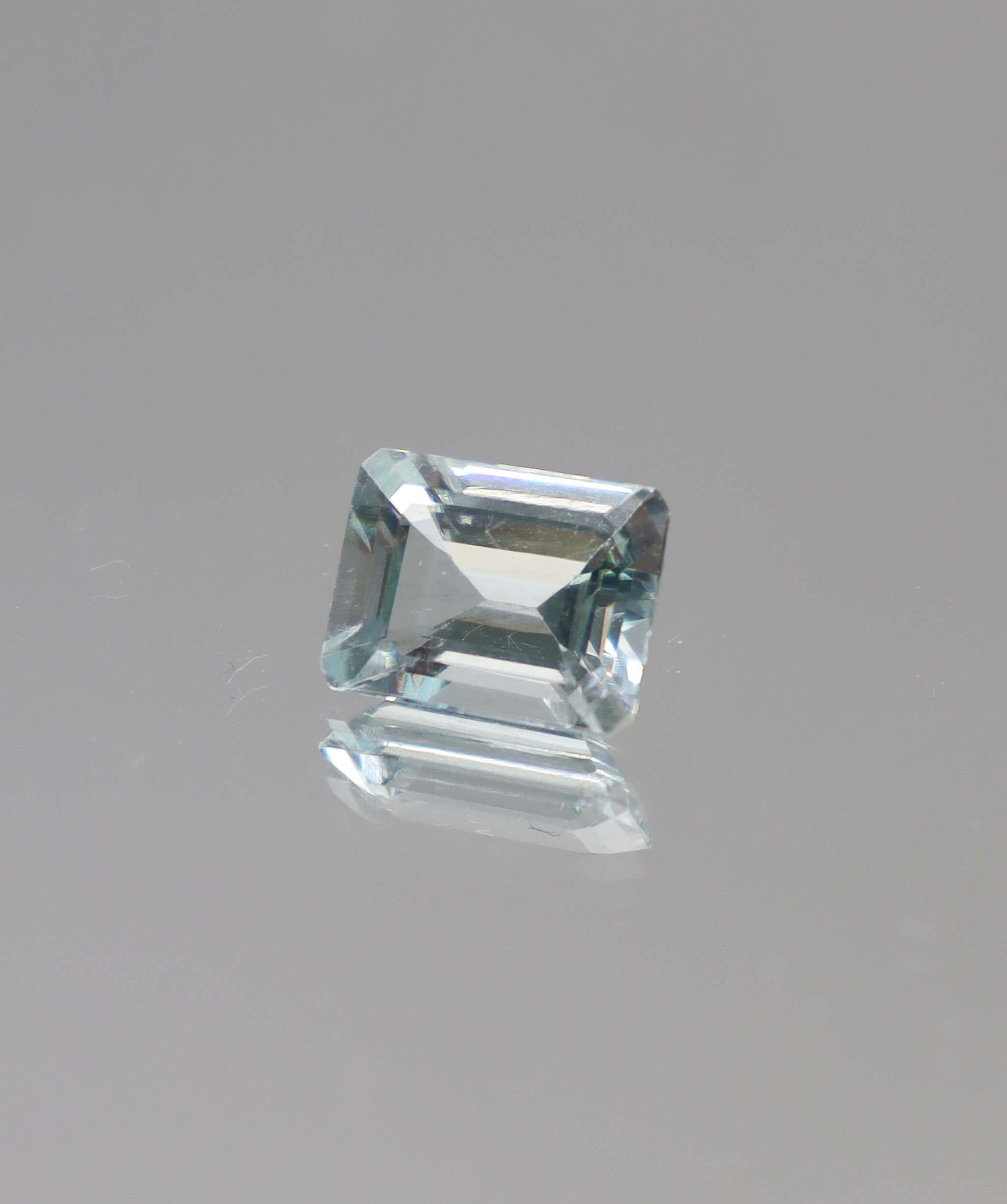 Luxury Promise 2.97ct Aquamarine Emerald cut DXBCS4462