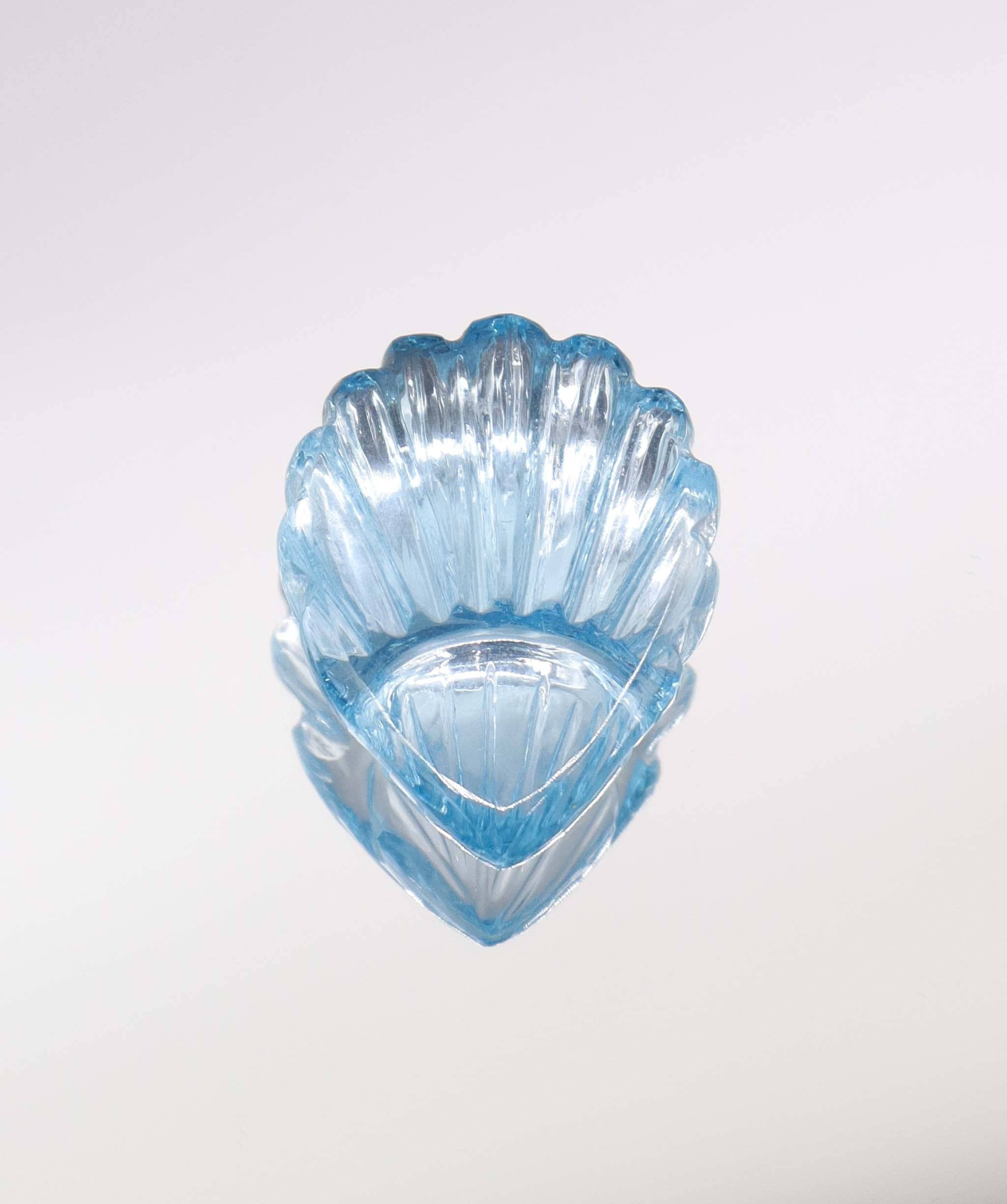 Luxury Promise 21.25ct "Shell" Blue Topaz Fantasy Carved DXBCS2787