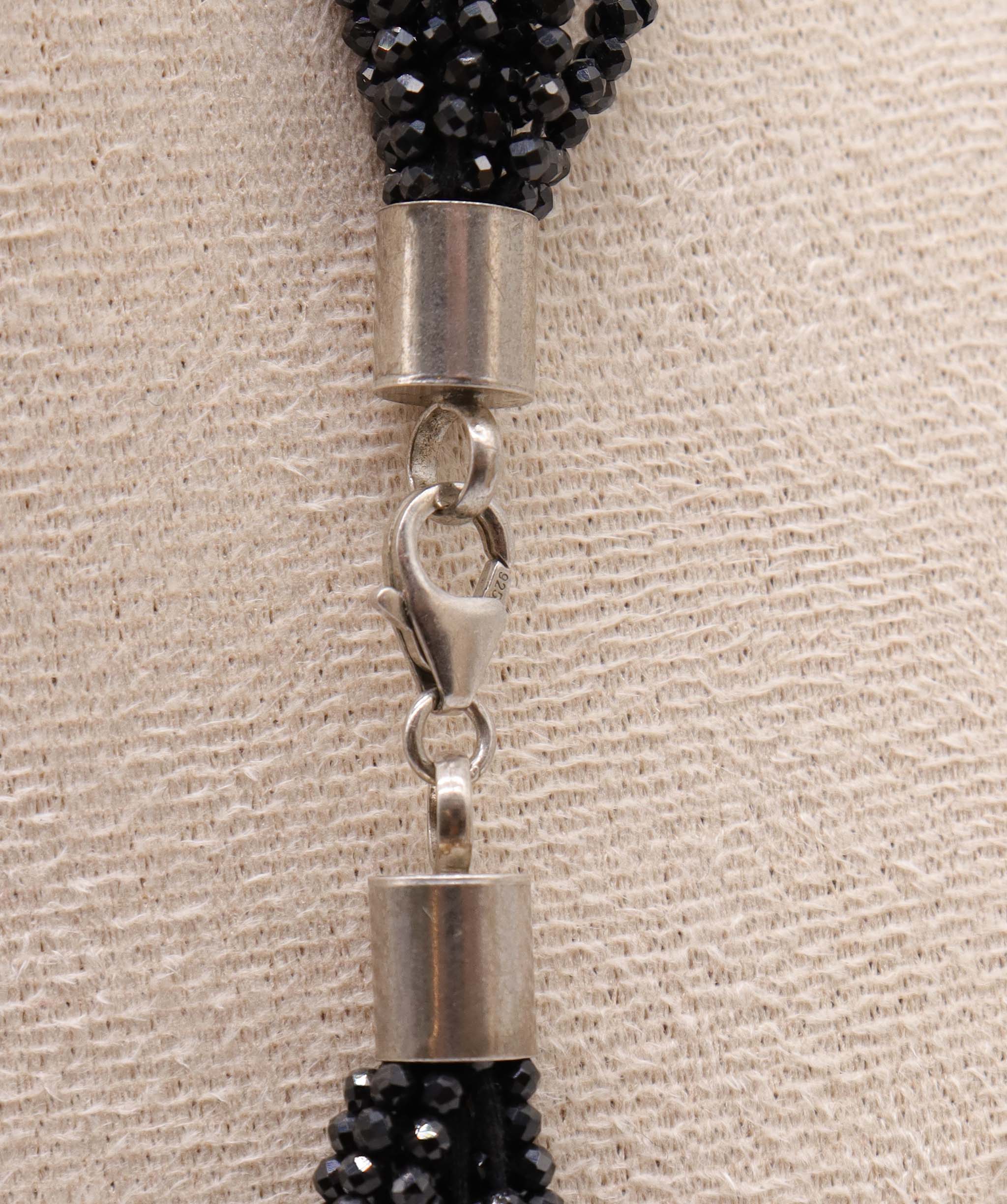 Luxury Promise 250cts Black Spinel Necklace DXBCS2216