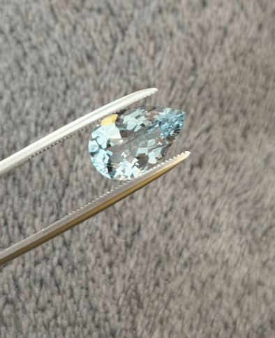 Luxury Promise 3.04ct aquamarine pear DXBCS2508