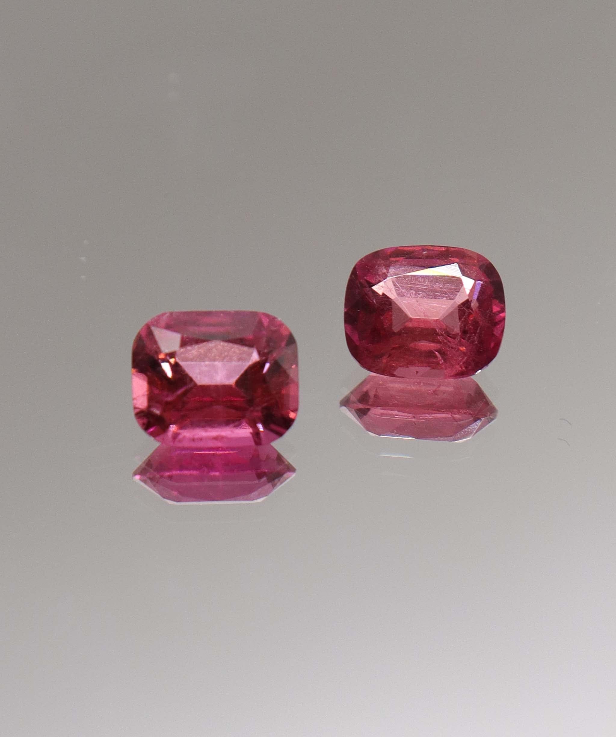 Luxury Promise 3.10ct Rubellite PAIR (Afghan) DXBCS1001