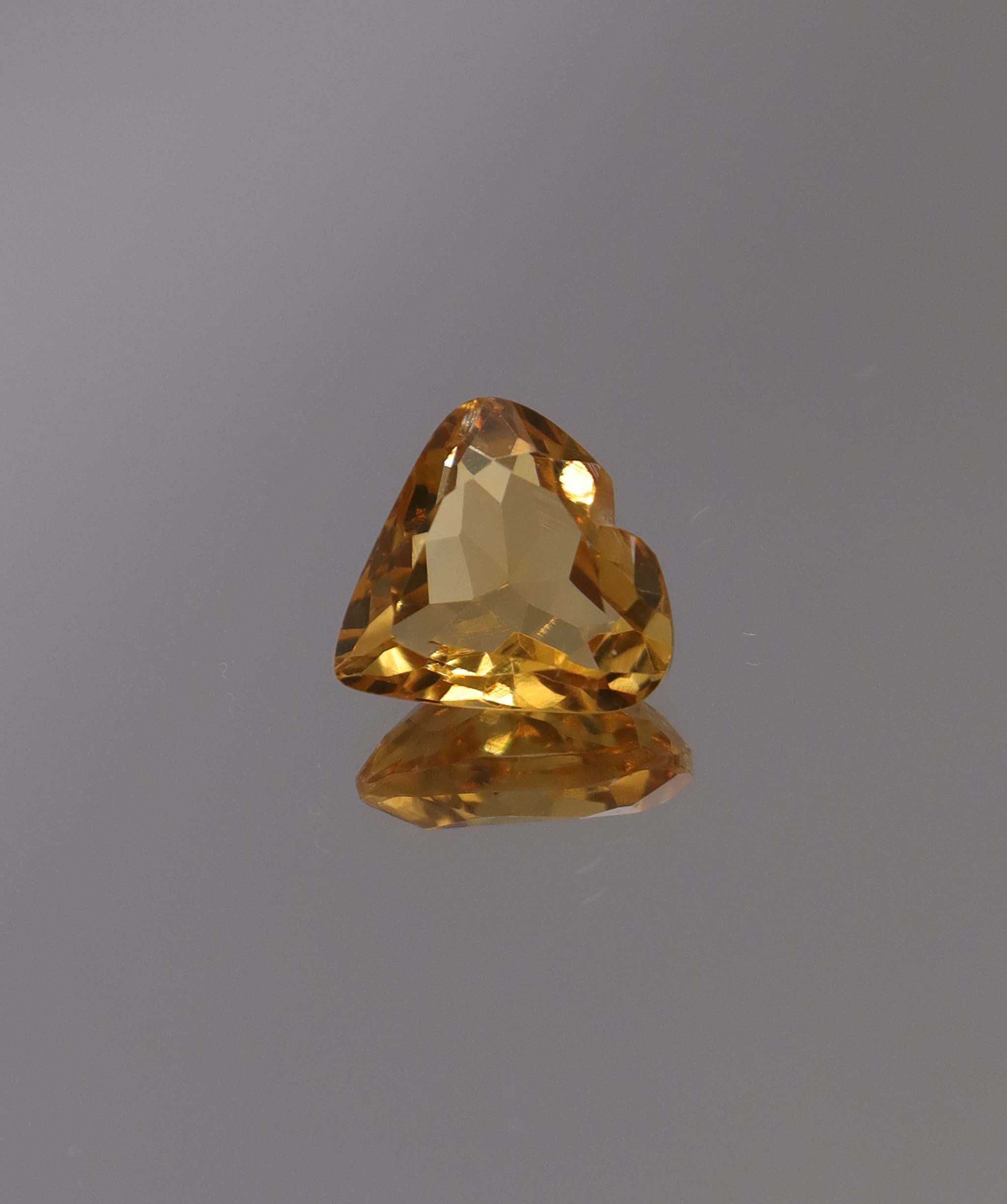 Luxury Promise 3.21ct Citrine Heart DXBCS1278
