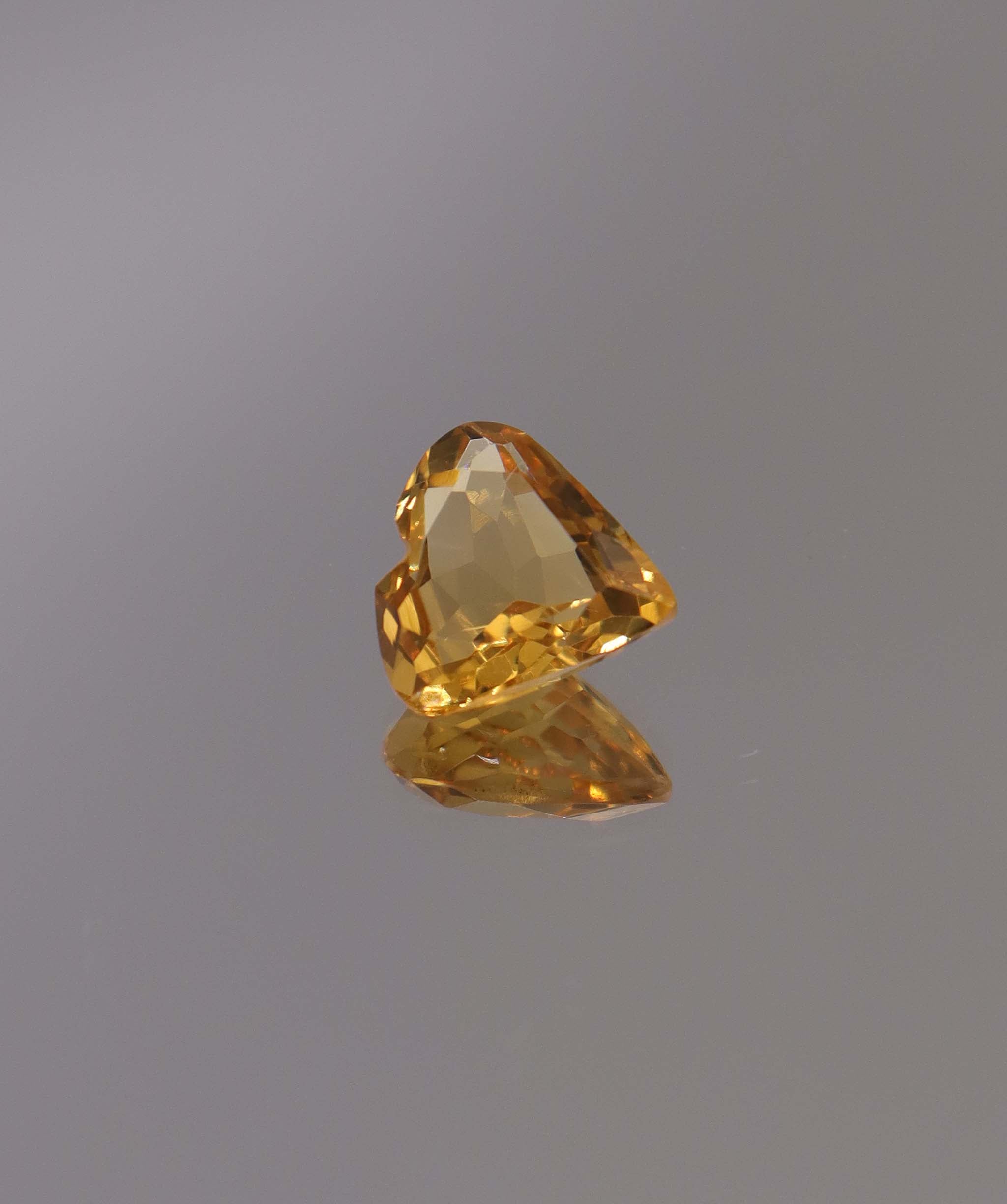 Luxury Promise 3.21ct Citrine Heart DXBCS1278