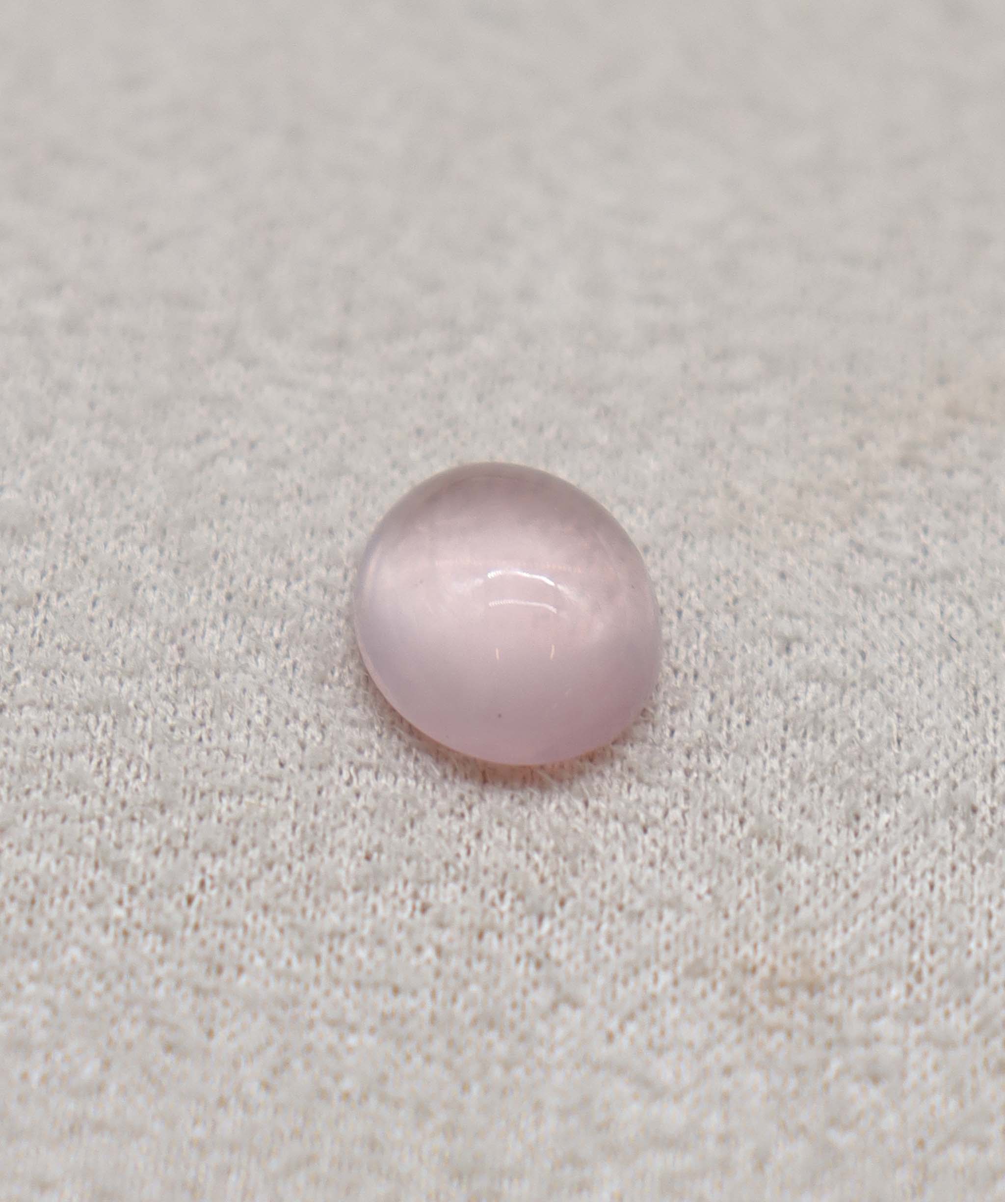 Luxury Promise 3.40ct Rose Quartz Cabochon Oval DXBCS2459