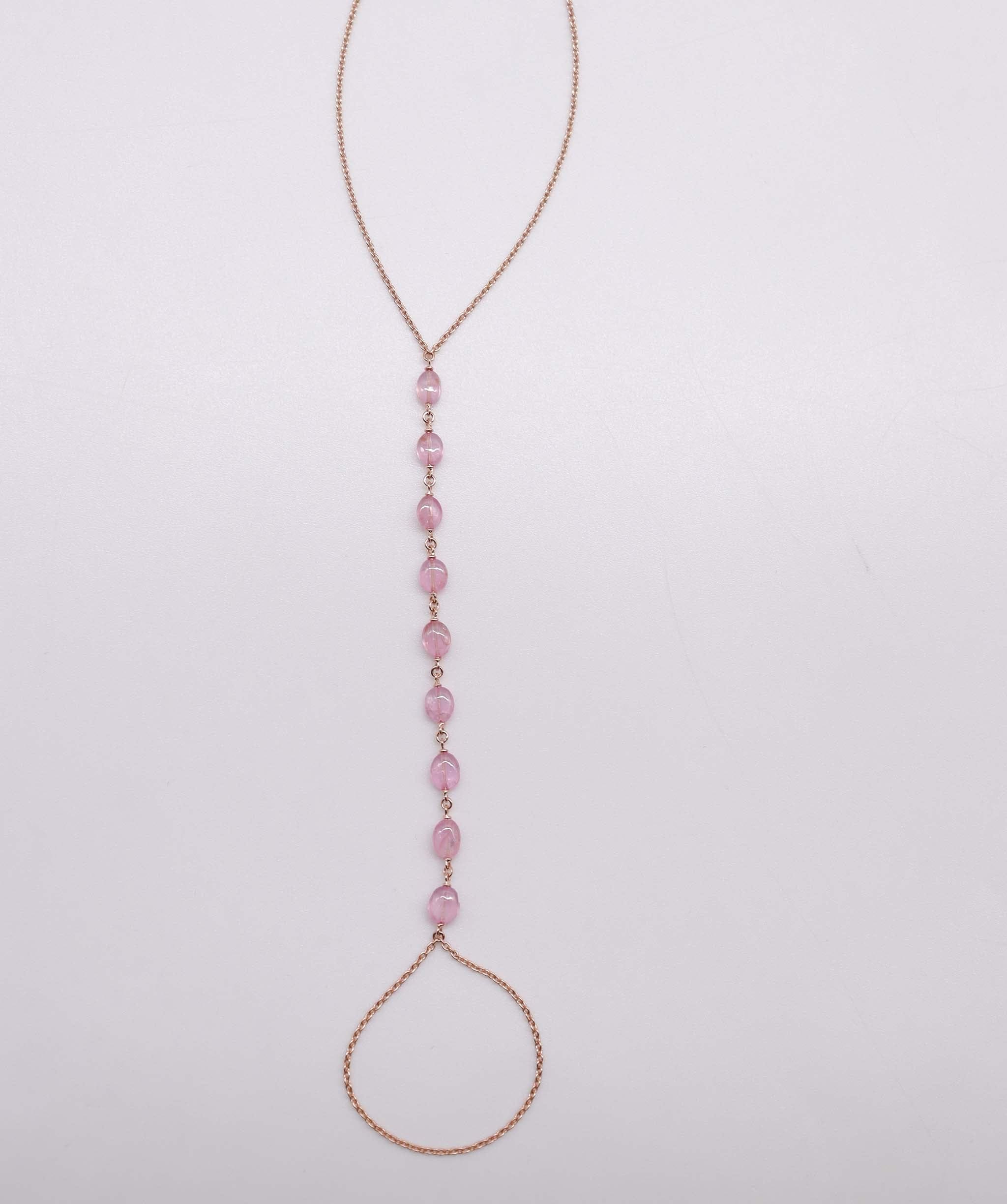 Luxury Promise 3.56CT AFRICAN SPINAL LONG BEADS (NH) HANDCHAIN B3388