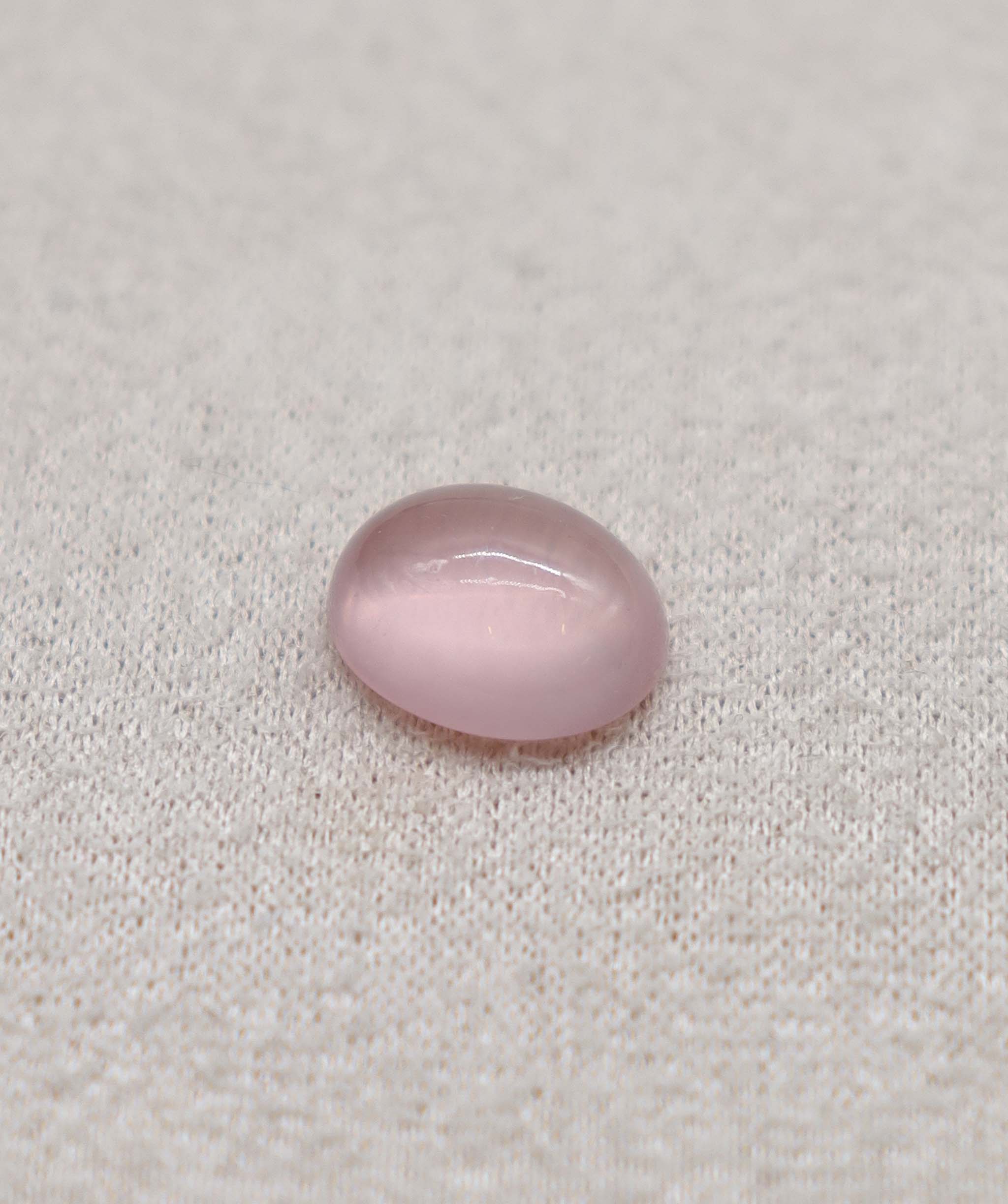 Luxury Promise 3.63ct Rose Quartz Cabochon Oval DXBCS2458
