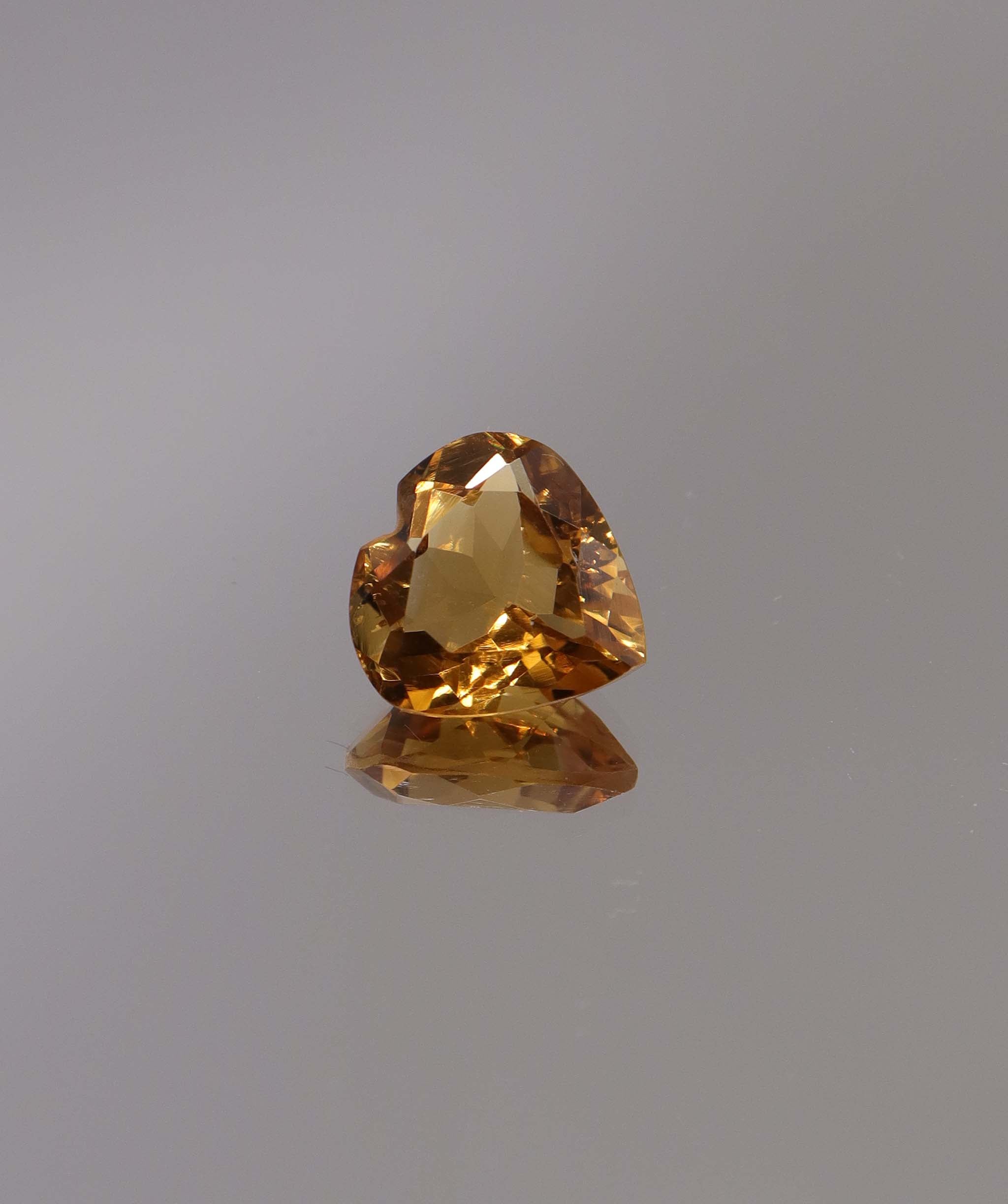 Luxury Promise 3.64ct Citrine Heart DXBCS1276