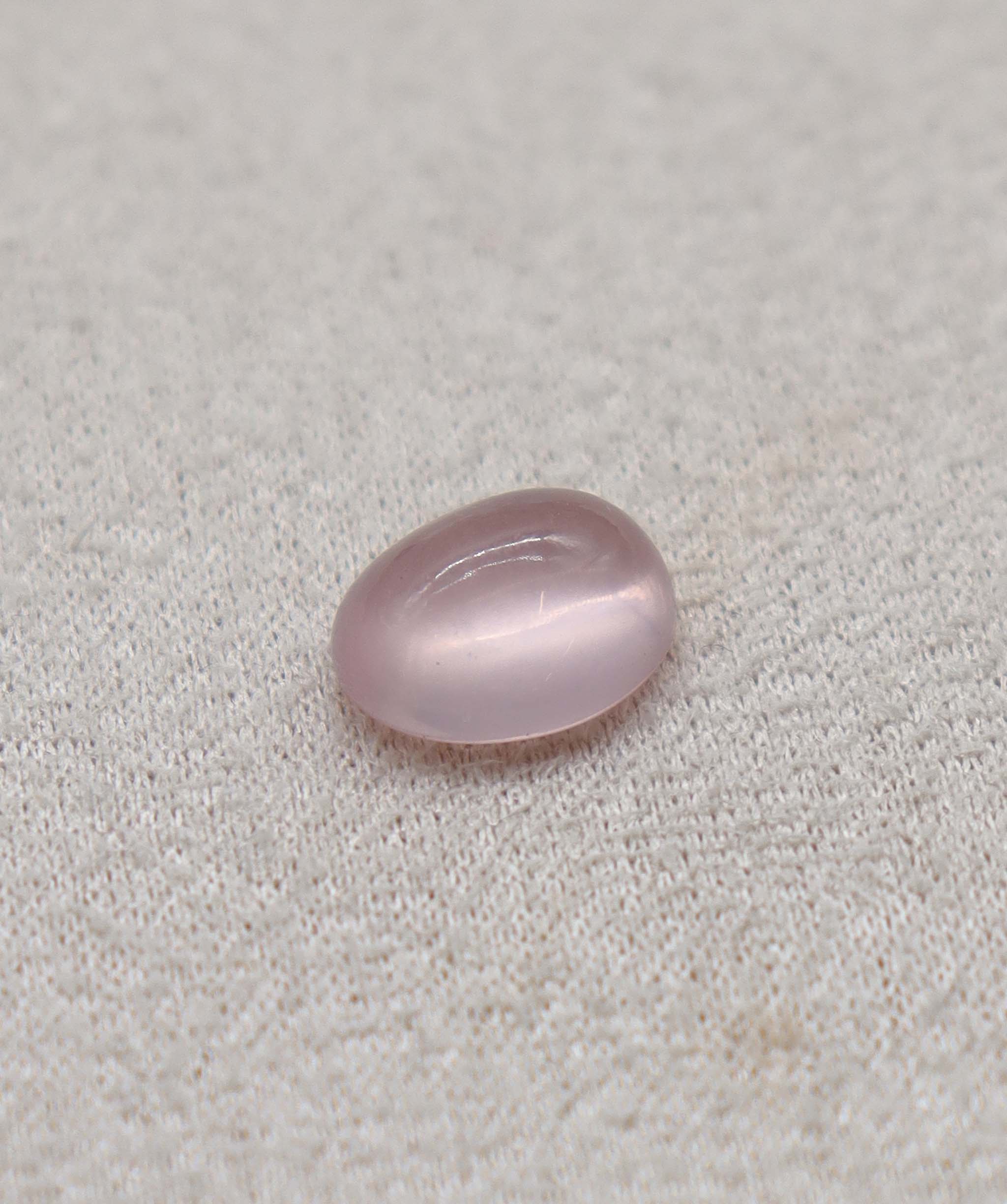 Luxury Promise 3.65ct Rose Quartz Cabochon Oval DXBCS2457