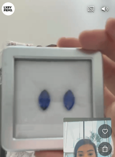Luxury Promise 3.70ct tanzanite marquise pair DXBCS4724
