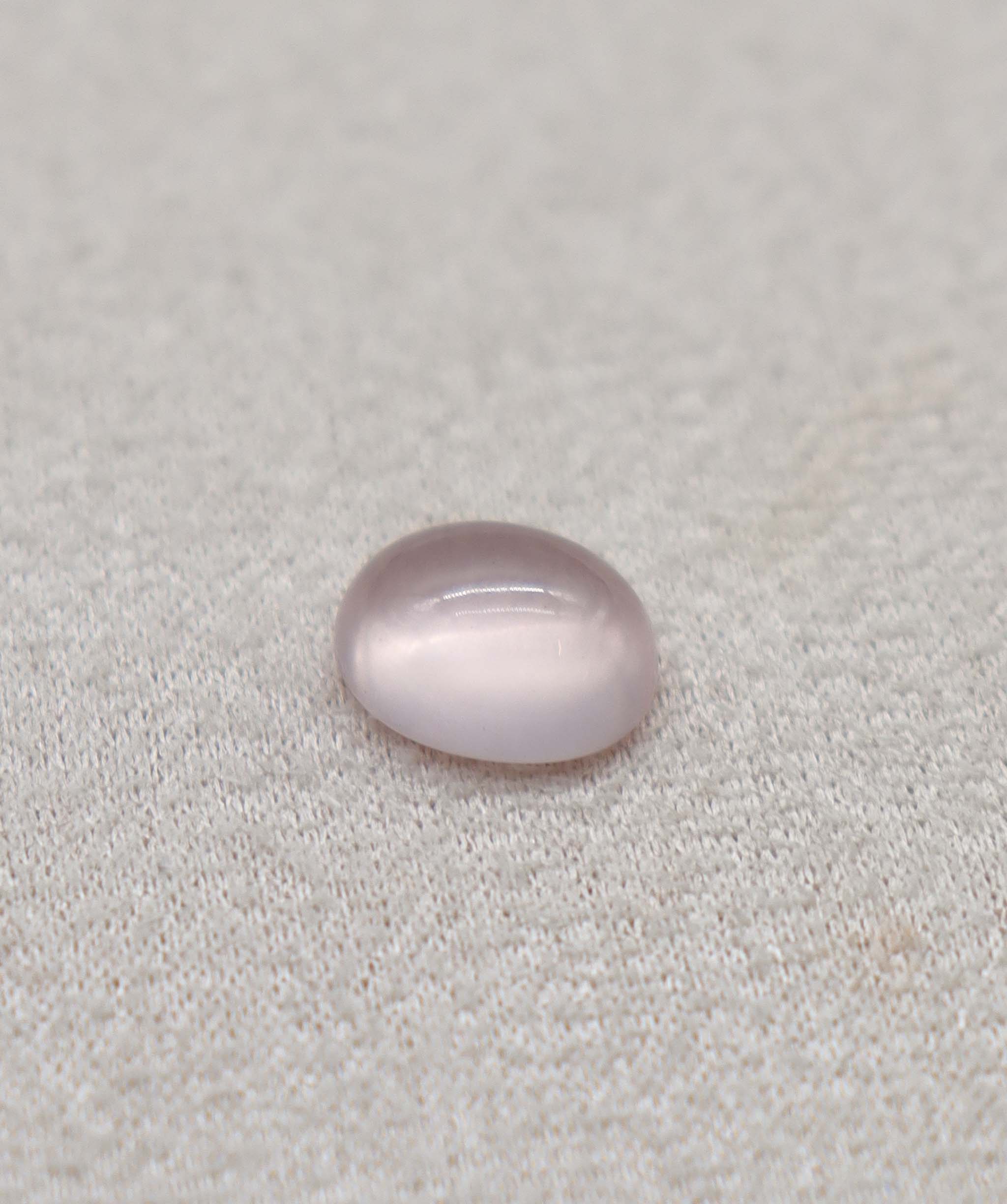 Luxury Promise 3.71ct Rose Quartz Cabochon Oval DXBCS2456