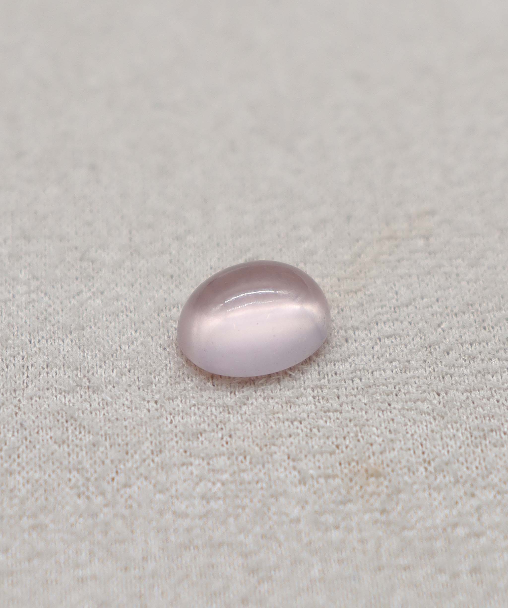 Luxury Promise 3.71ct Rose Quartz Cabochon Oval DXBCS2456