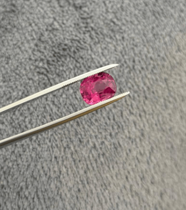 Luxury Promise 3.85ct purple copper bearing tourmaline cushion DXBCS2748