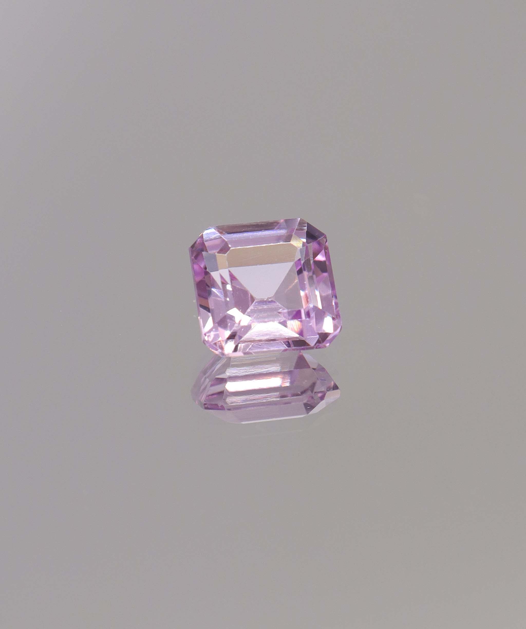 Luxury Promise 4.00ct Kunzite Step Cut Square ( Assher) DXBCS1246
