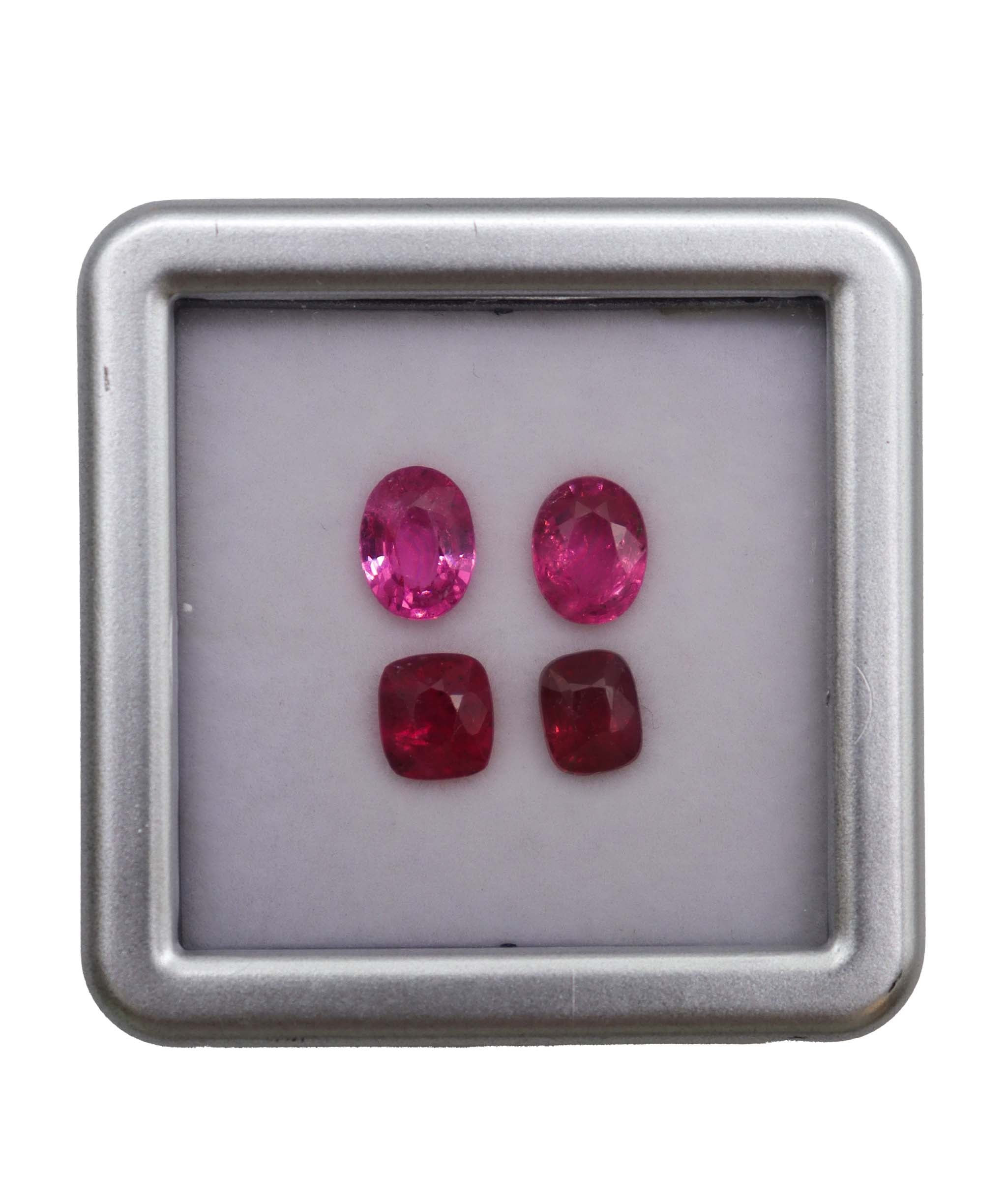 Luxury Promise 4.10ct Mahenge Spinels Set DXBCD0310