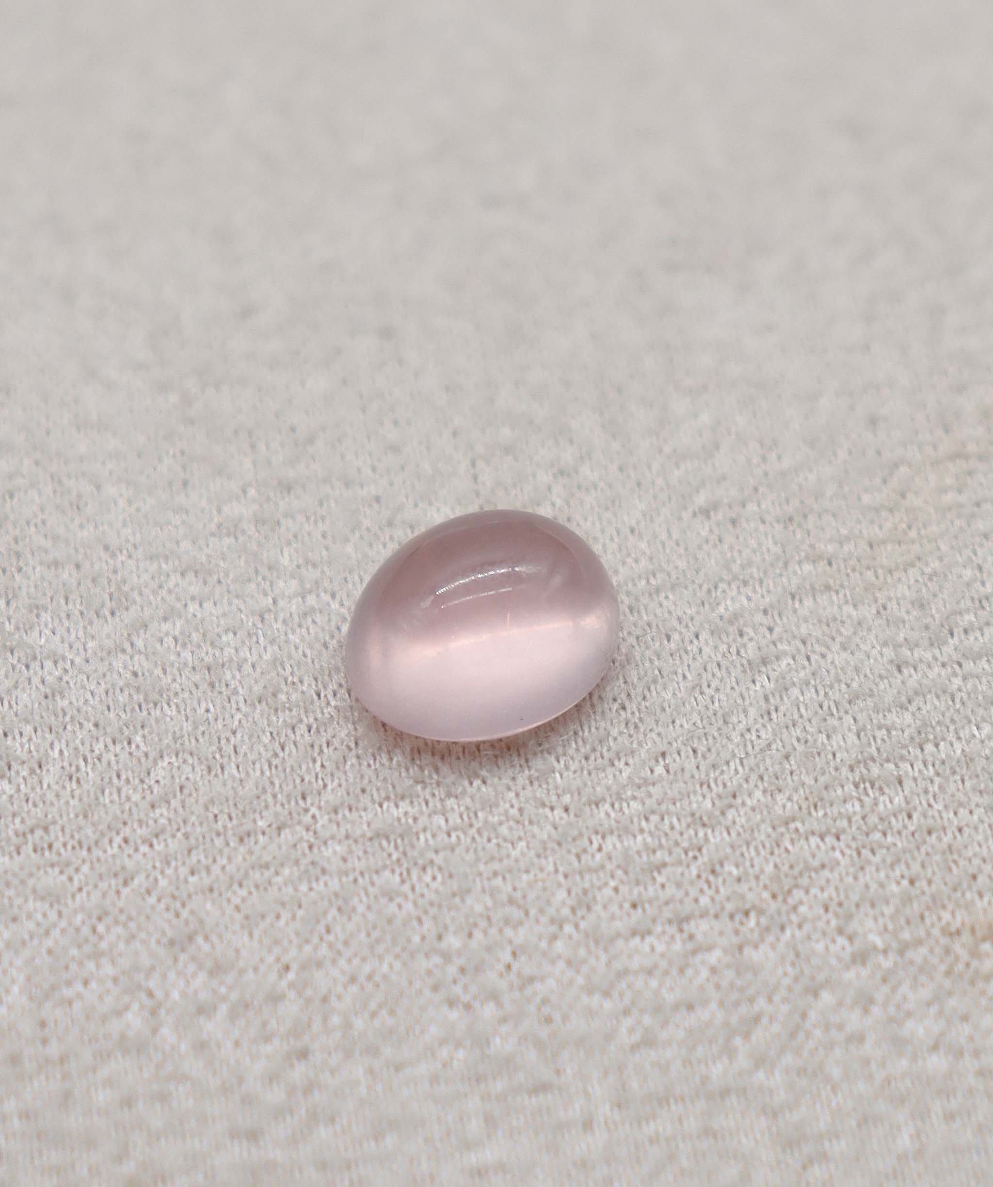 Luxury Promise 4.14ct Rose Quartz Cabochon Oval DXBCS2453