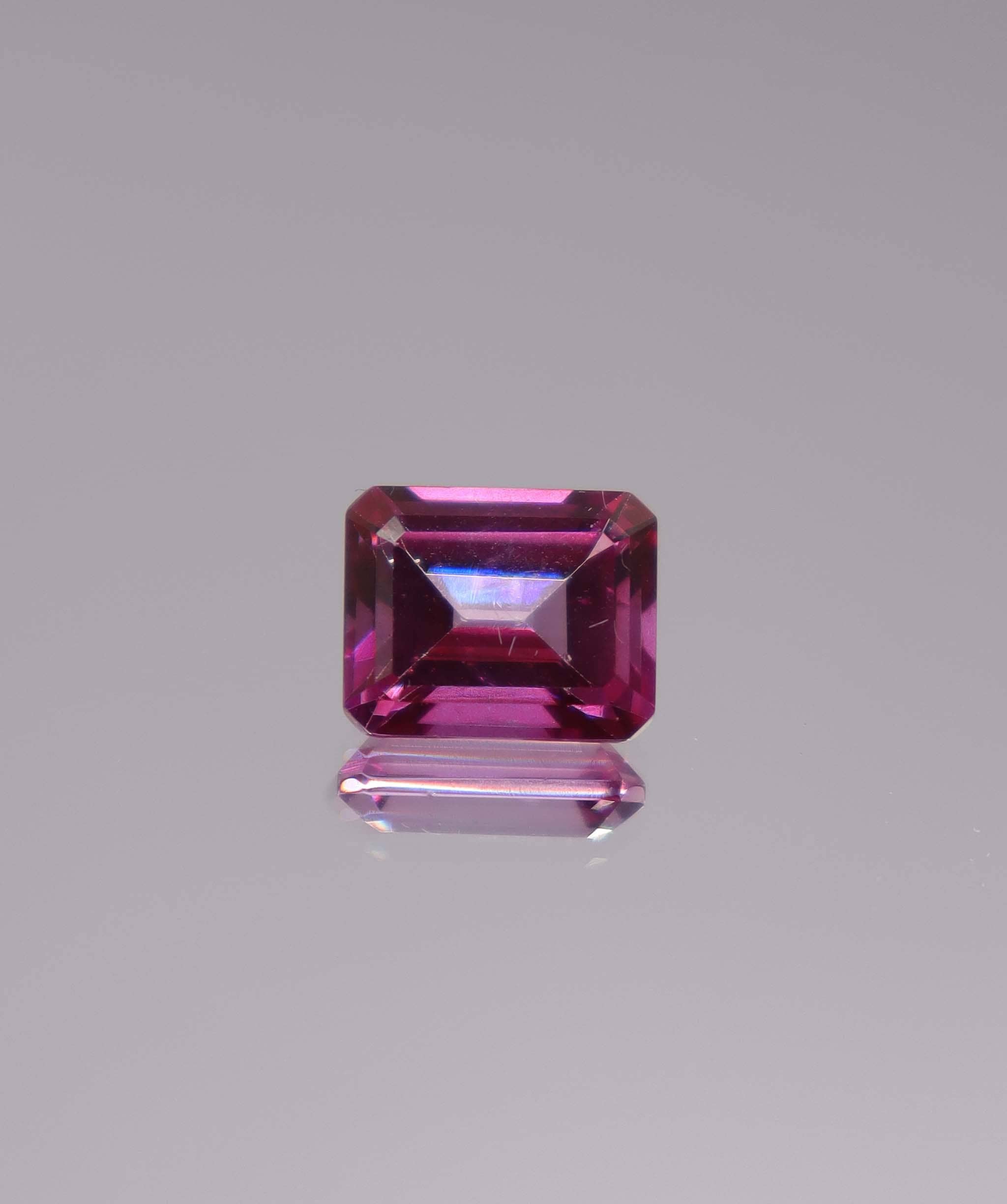 Luxury Promise 4.21ct Hot Pink Topaz Emerald DXBCS3276
