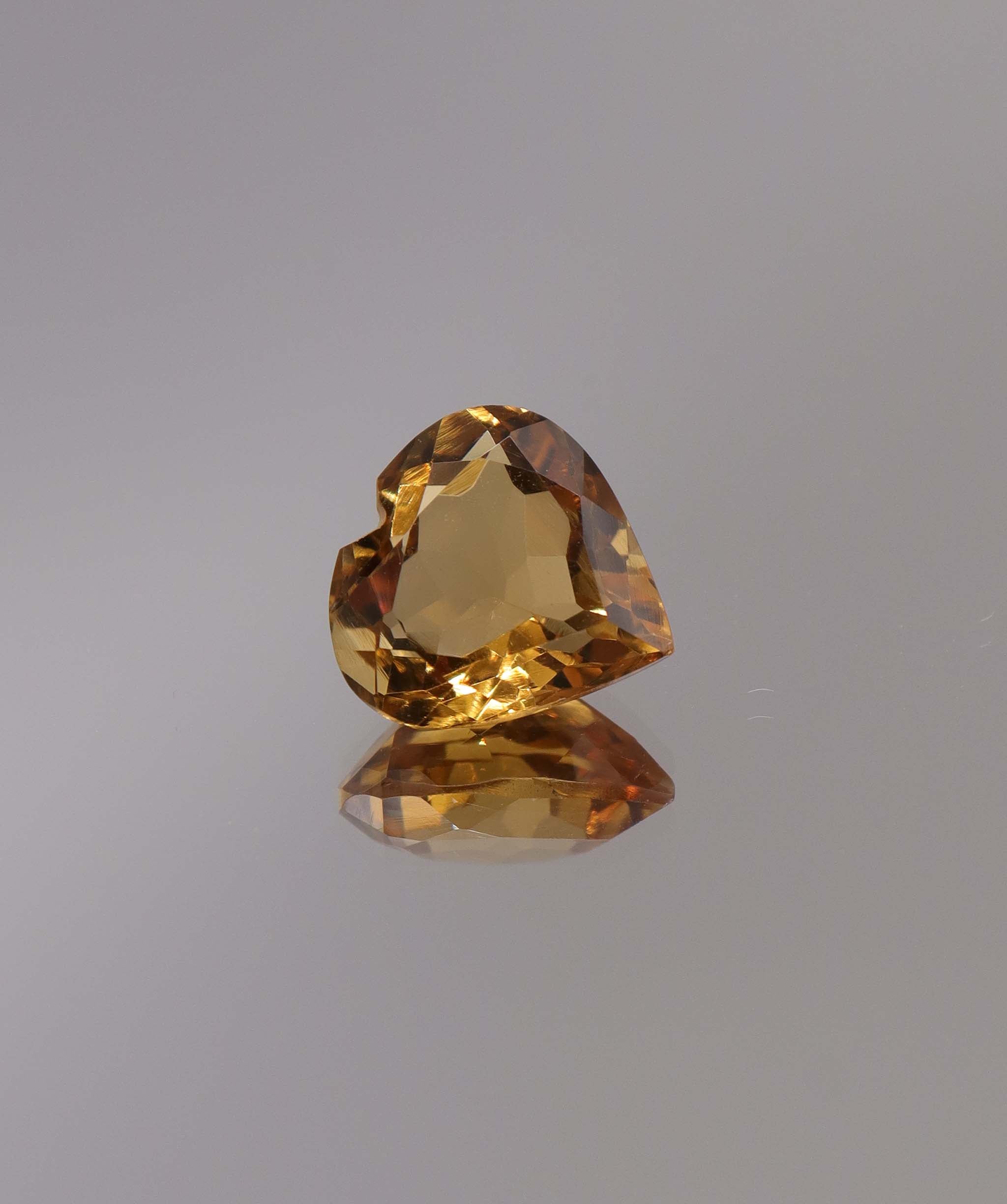 Luxury Promise 4.46ct Citrine Heart DXBCS1274