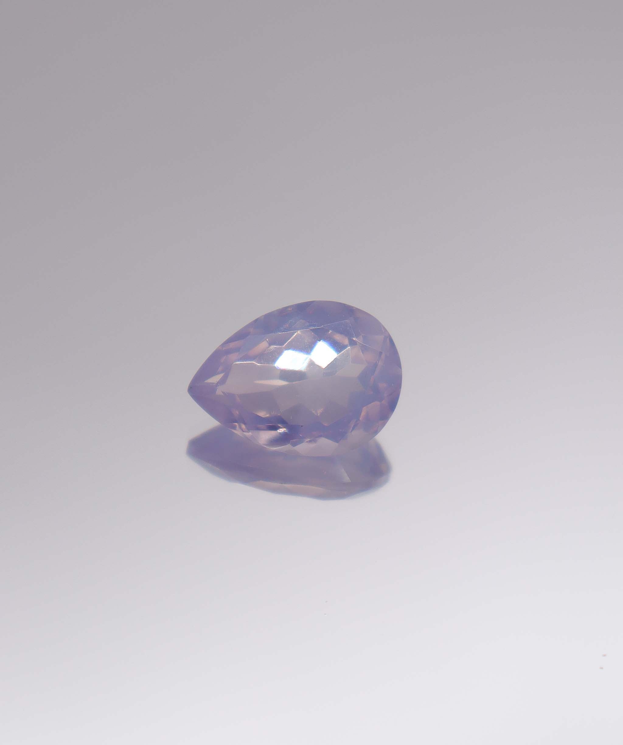 Luxury Promise 4.73ct Lavender Quartz Fantasy Pear DXBCS3269