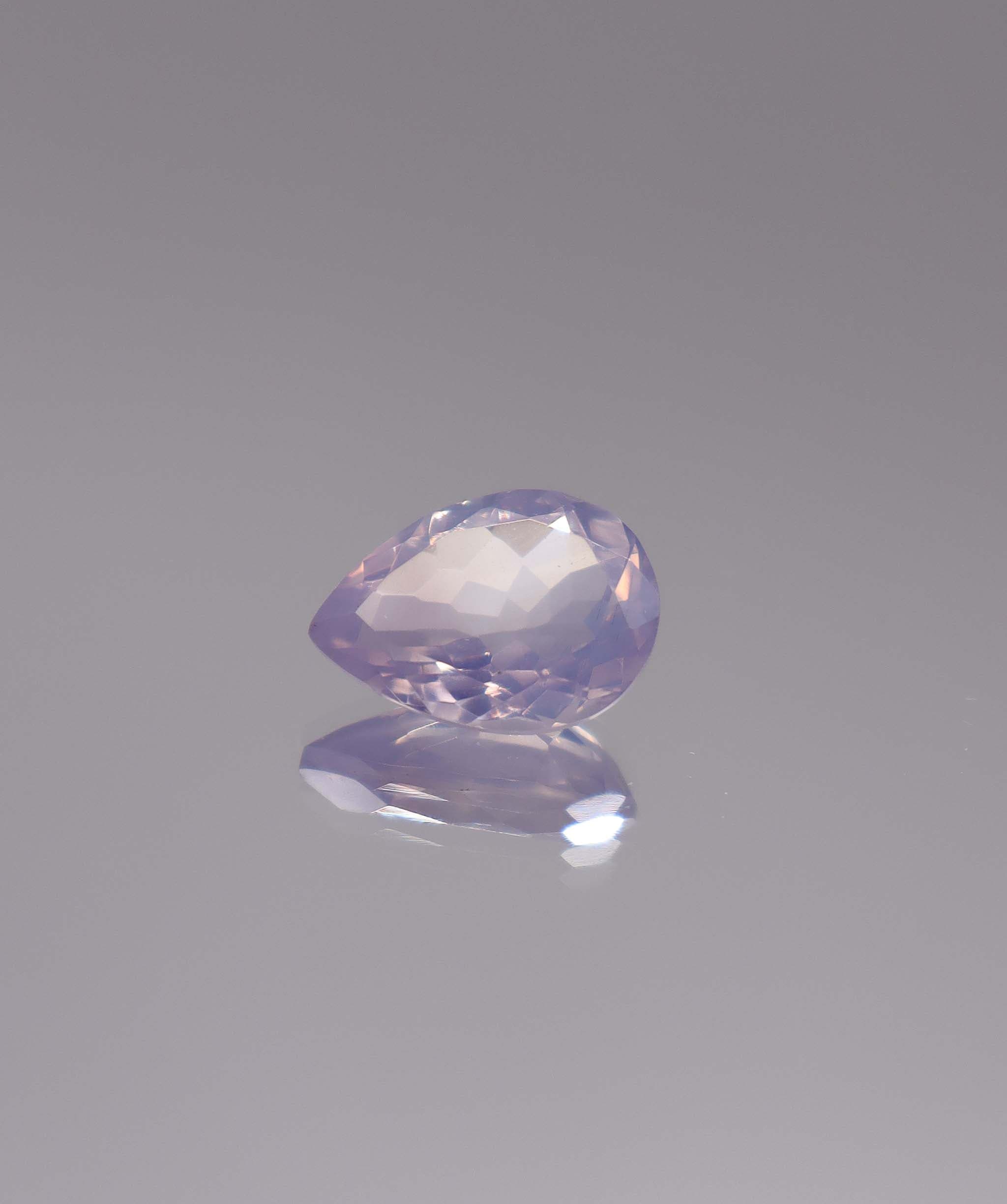 Luxury Promise 4.73ct Lavender Quartz Fantasy Pear DXBCS3269