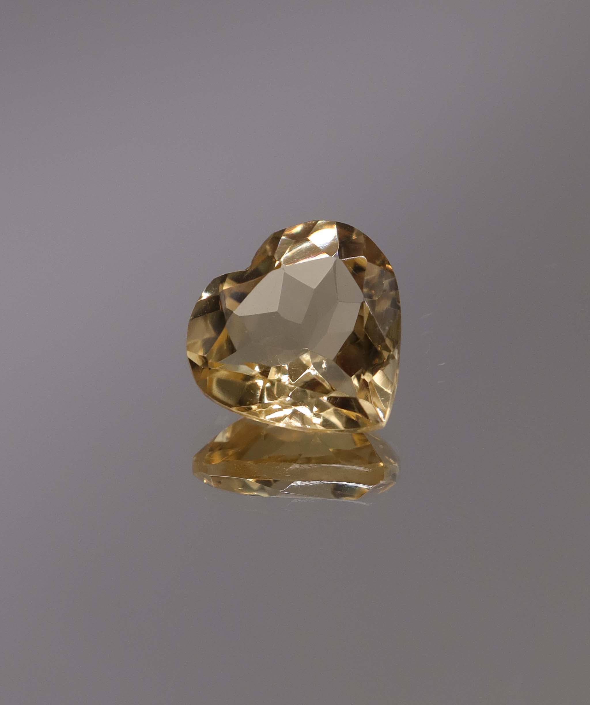 Luxury Promise 4.77ct Citrine Heart DXBCS1275