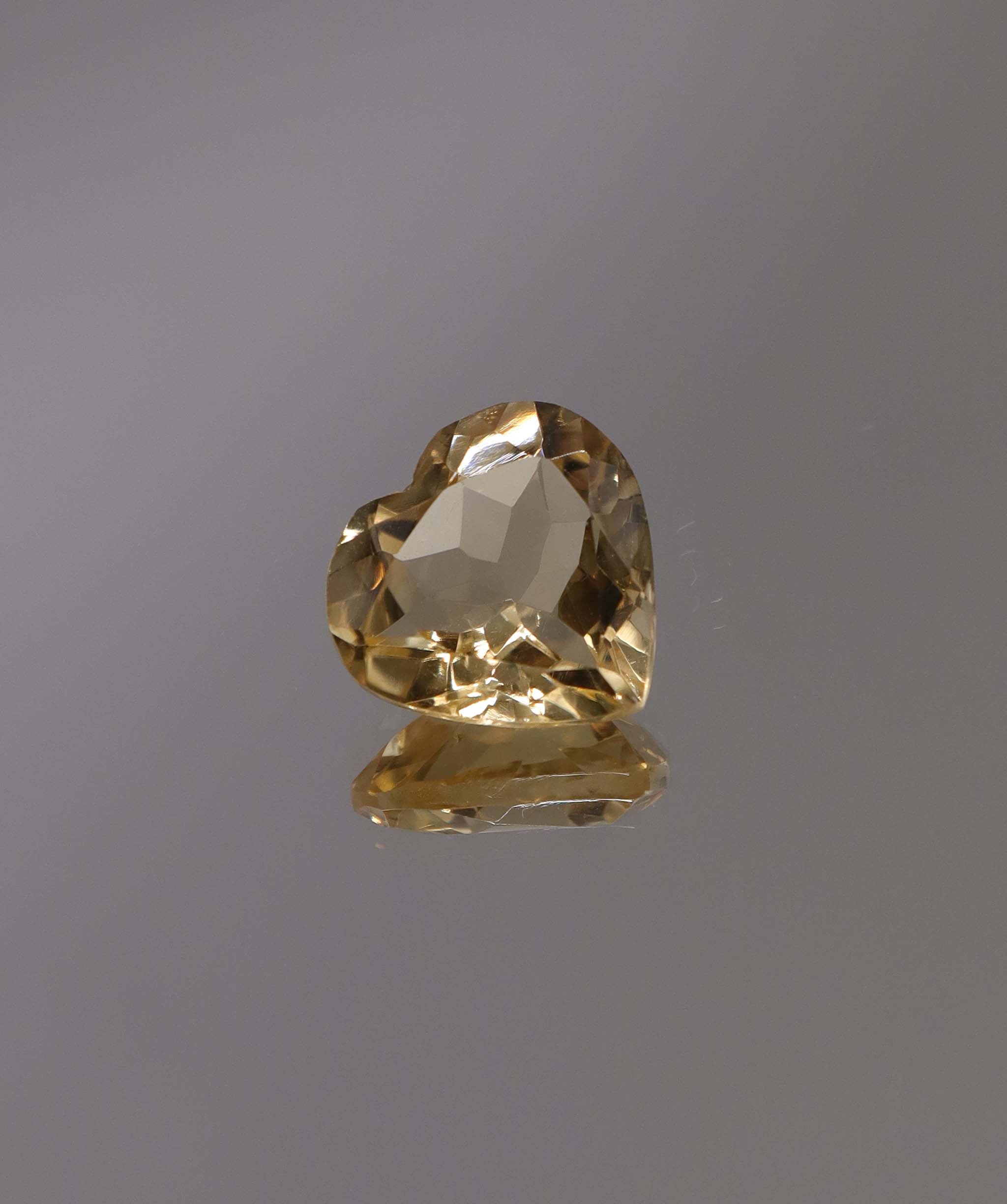 Luxury Promise 4.77ct Citrine Heart DXBCS1275