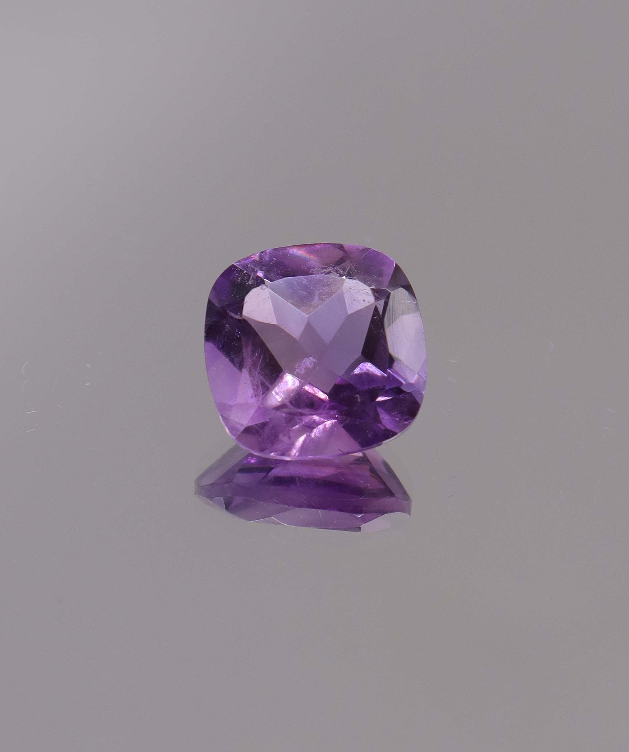 Luxury Promise 4.98ct Amethyst Square Cushion DXBCS1289
