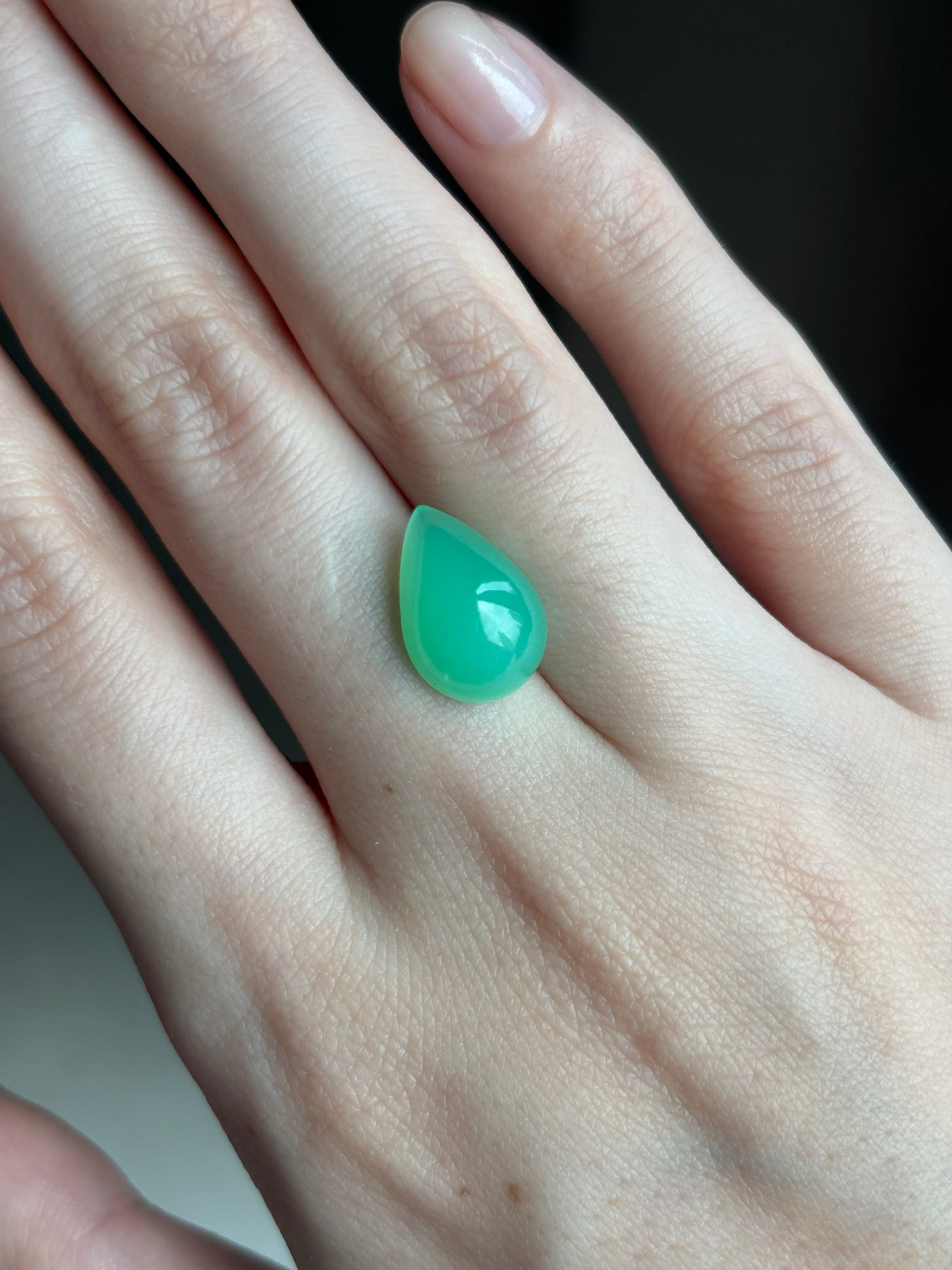 Luxury Promise 5.02ct Chrysoprase DXBCS4631