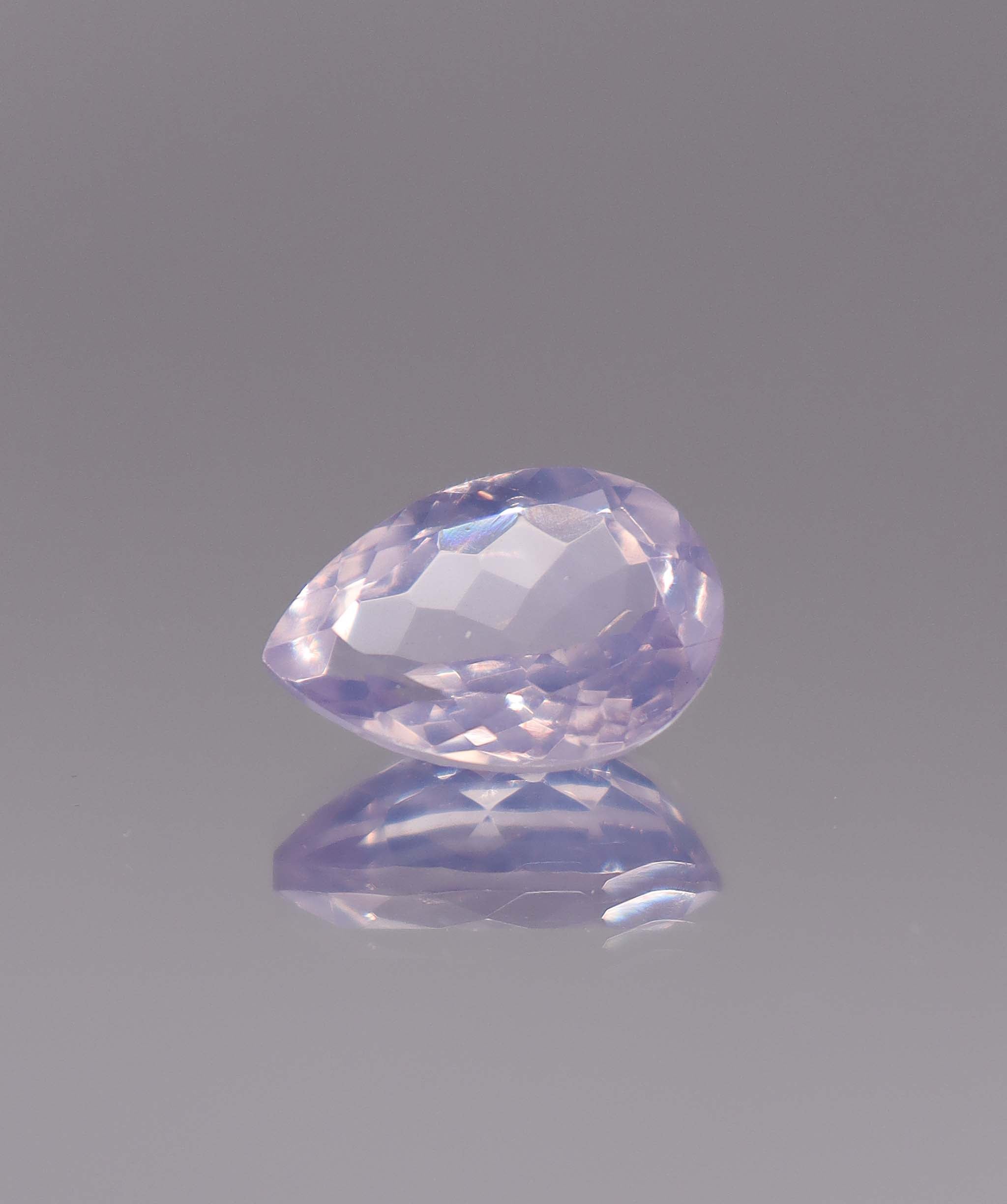 Luxury Promise 5.08ct Lavender Quartz Fantasy Pear DXBCS3268