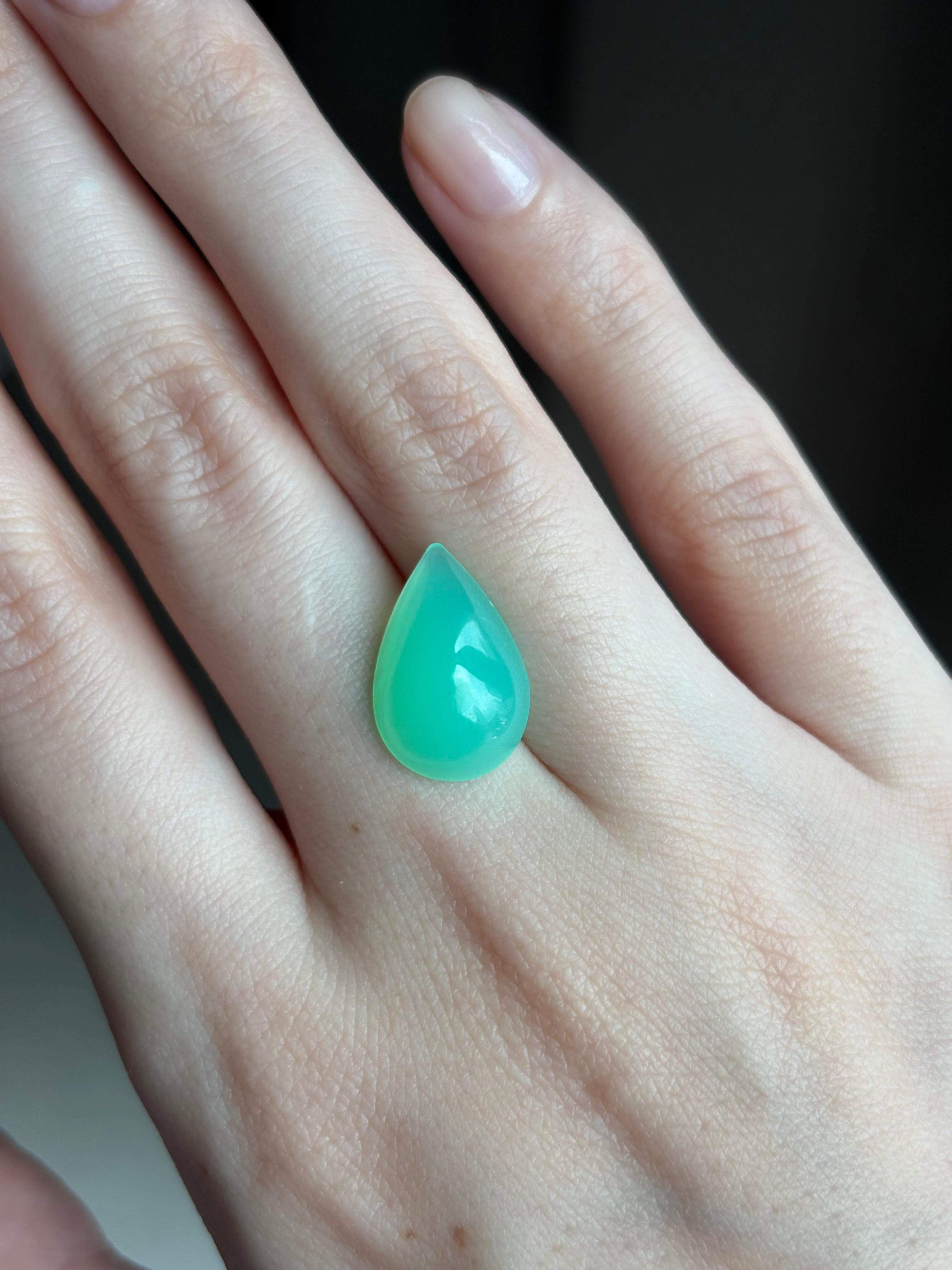 Luxury Promise 5.23ct Chrysoprase DXBCS4635