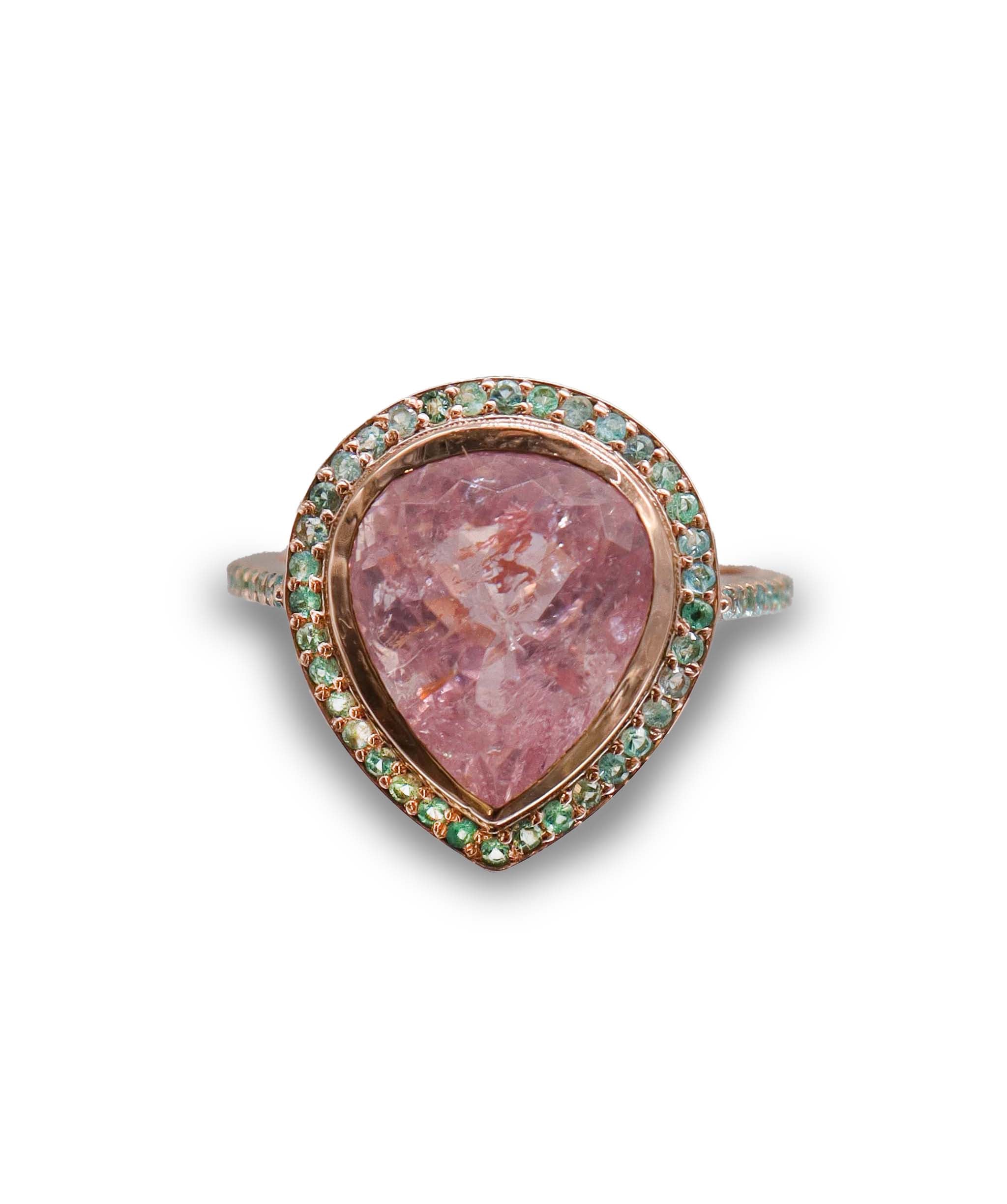 Luxury Promise 5.47ct Paraiba Ring Halo RG DXBS5668
