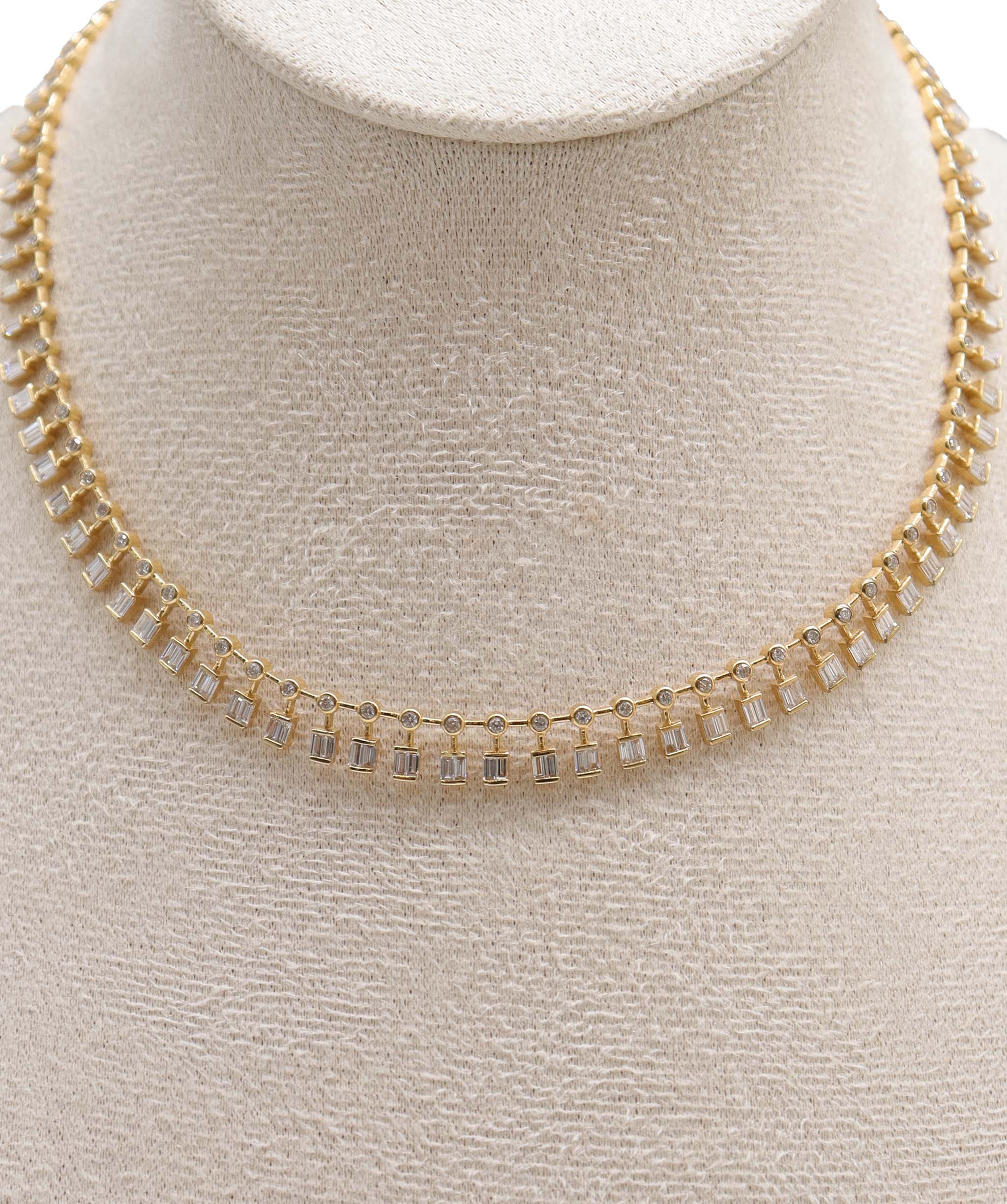 Luxury Promise 5.80ct Diamonds Necklace ASC6895