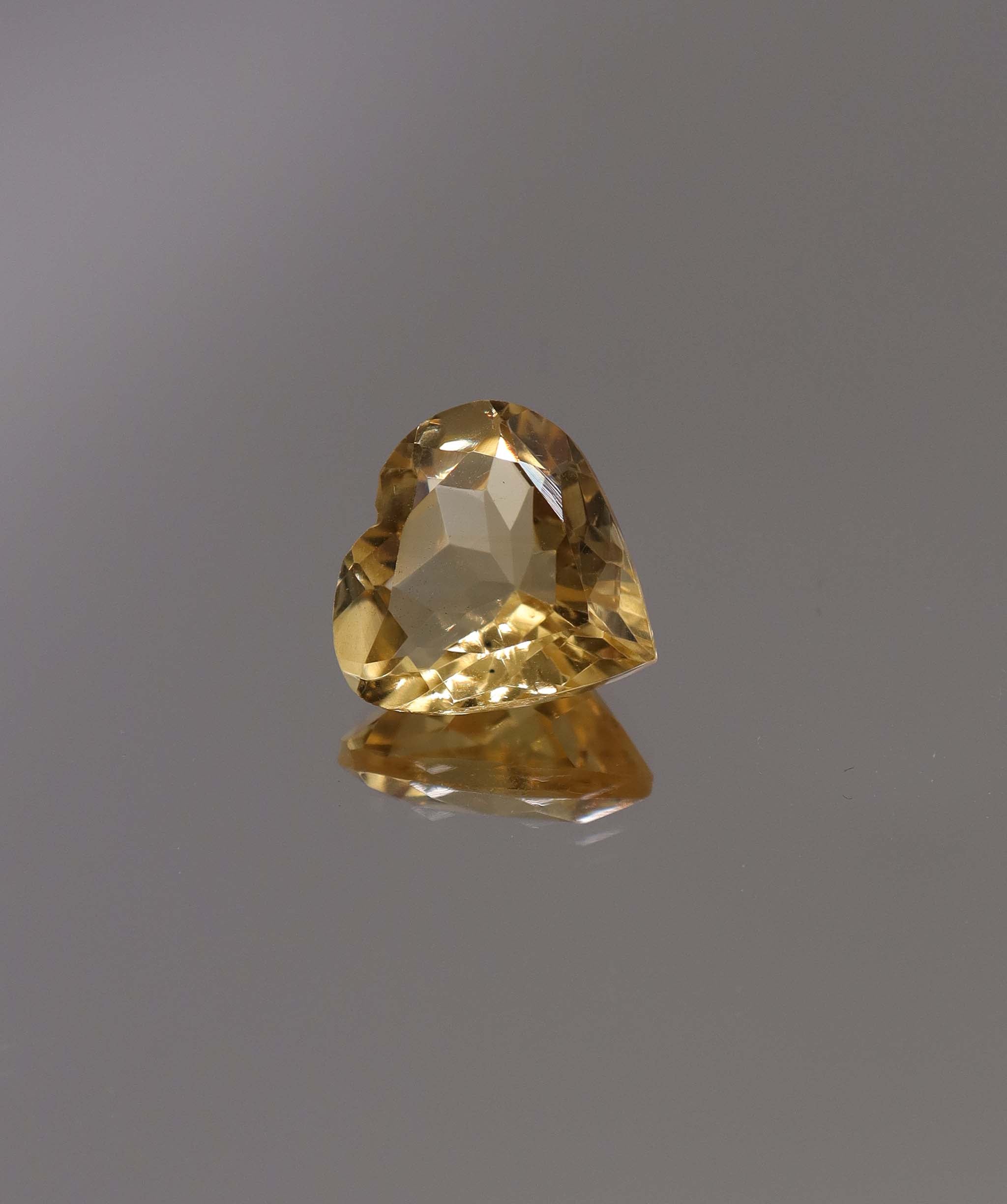 Luxury Promise 5.85ct Citrine Heart DXBCS1271