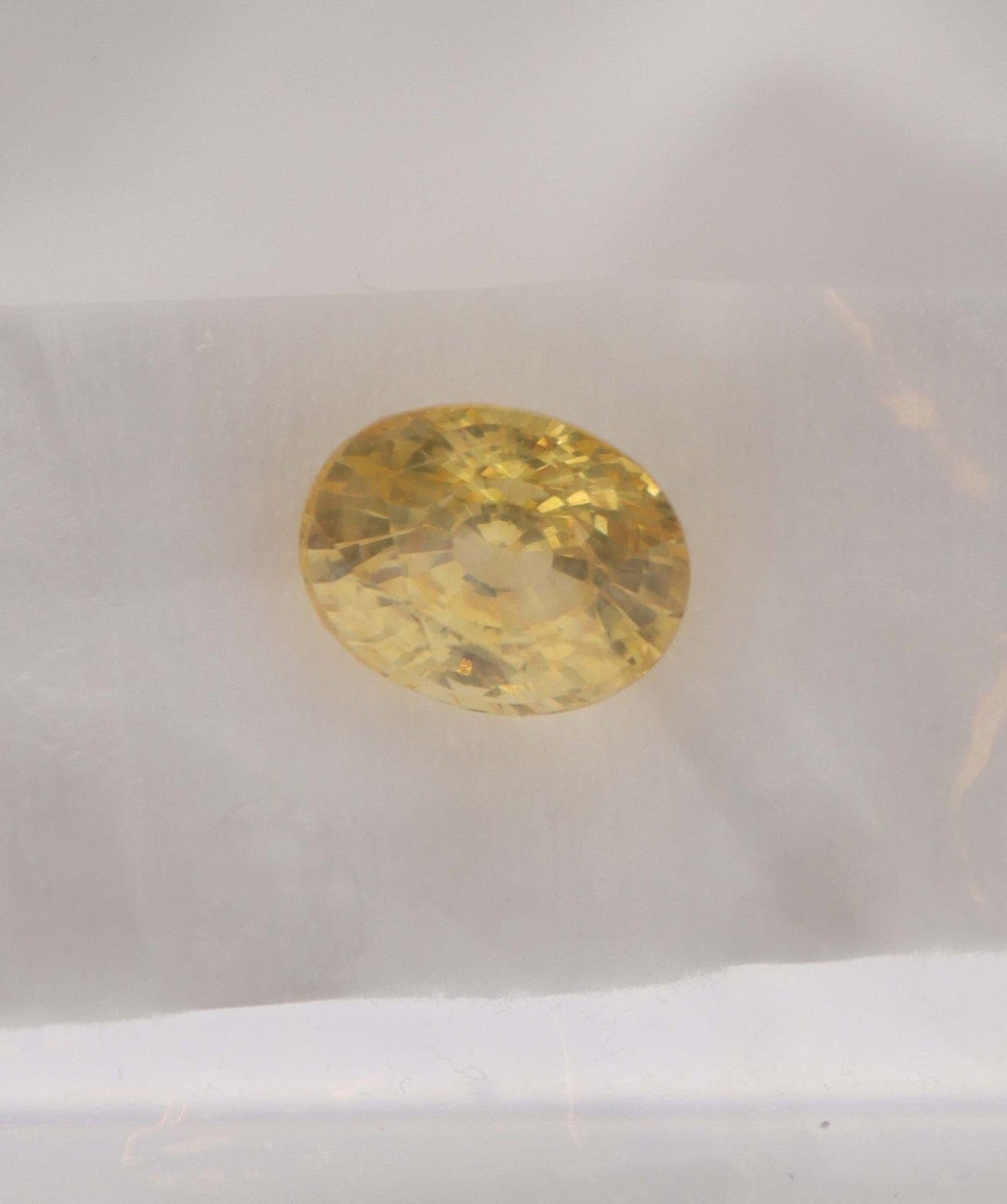 Luxury Promise 5.85CT NATURAL YELLOW SAPPHIRE MS 8754