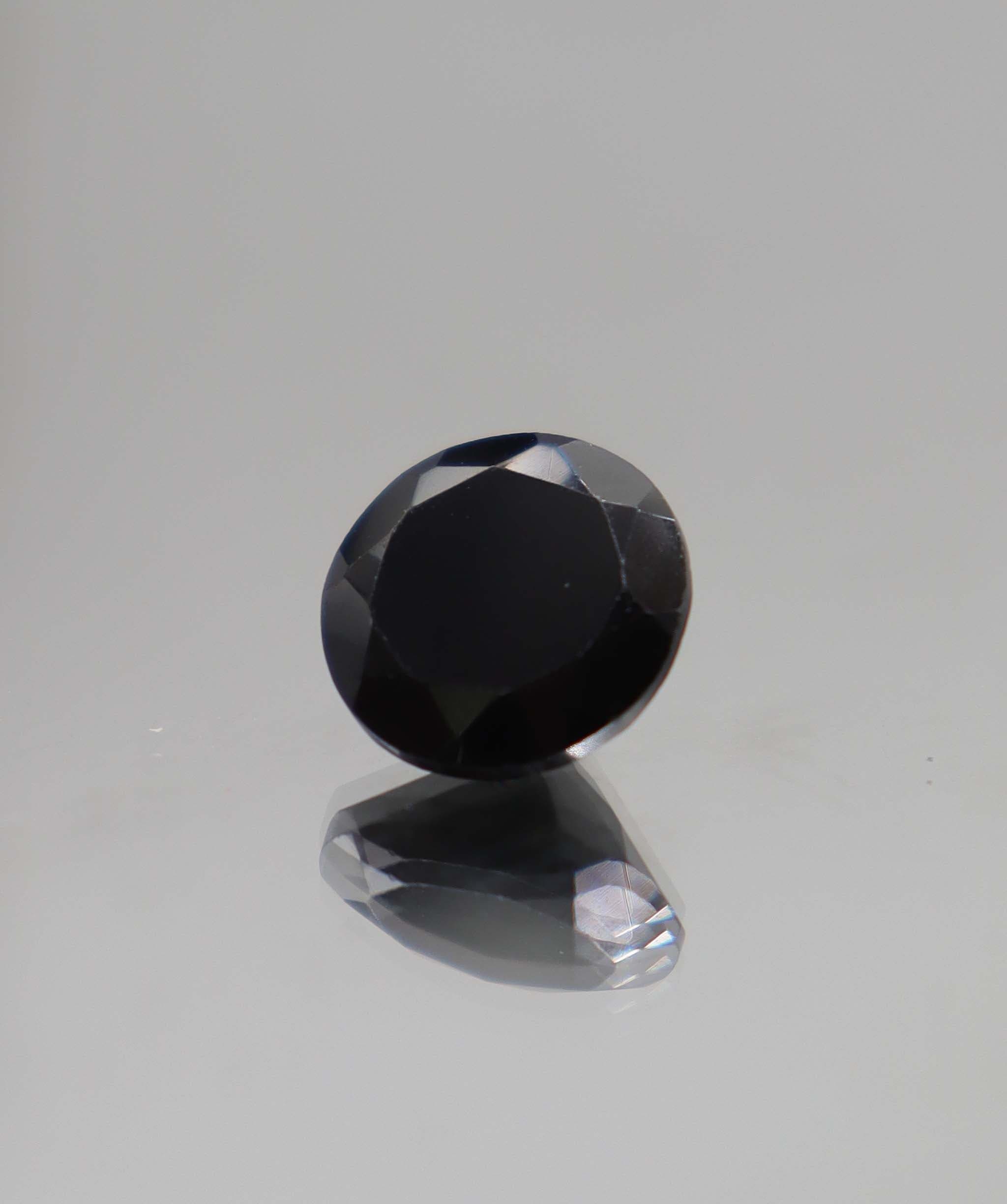 Luxury Promise 5.90ct Black Spinel Round DXBCS2363