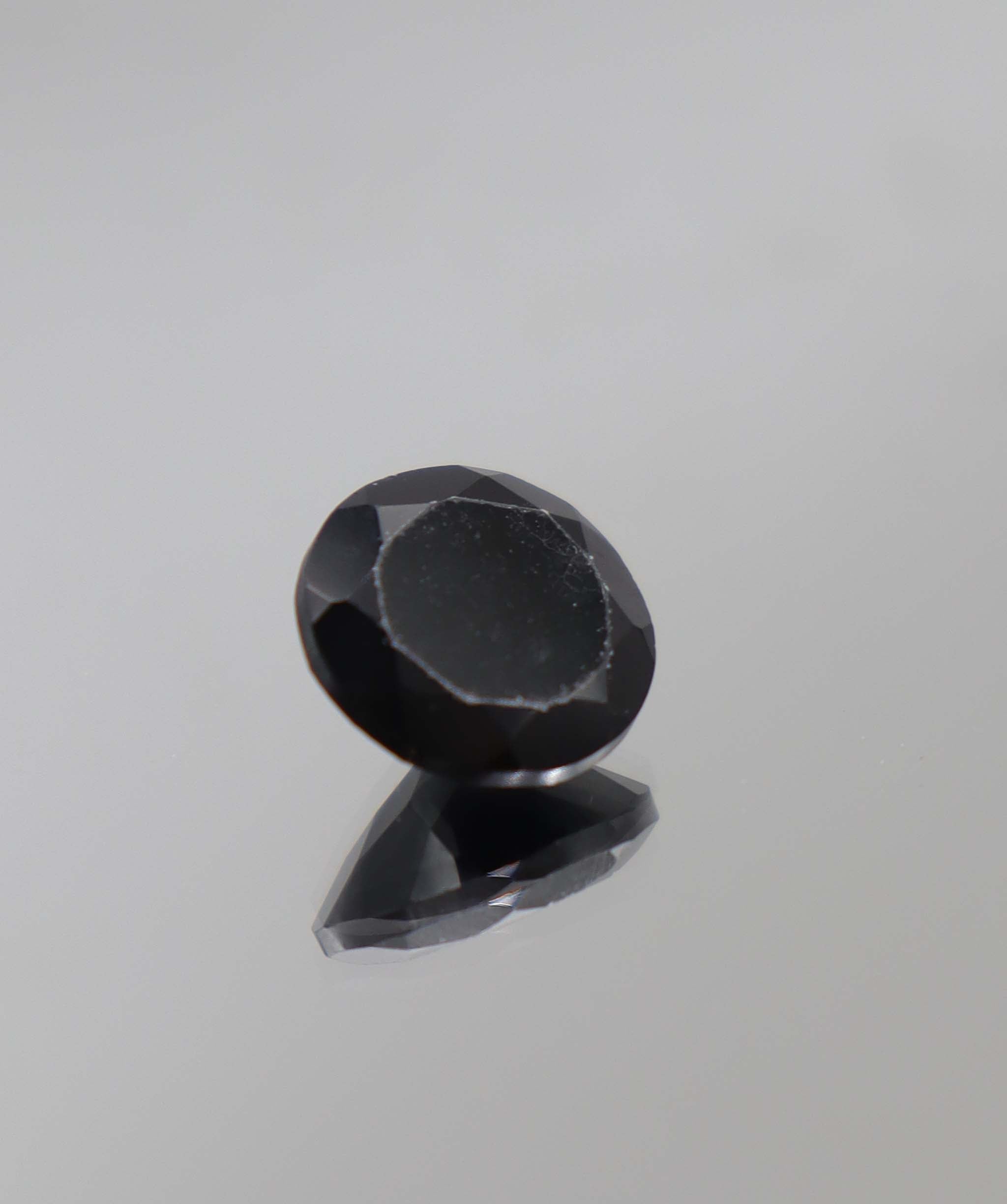 Luxury Promise 6.04ct Black Spinel Round DXBCS2366