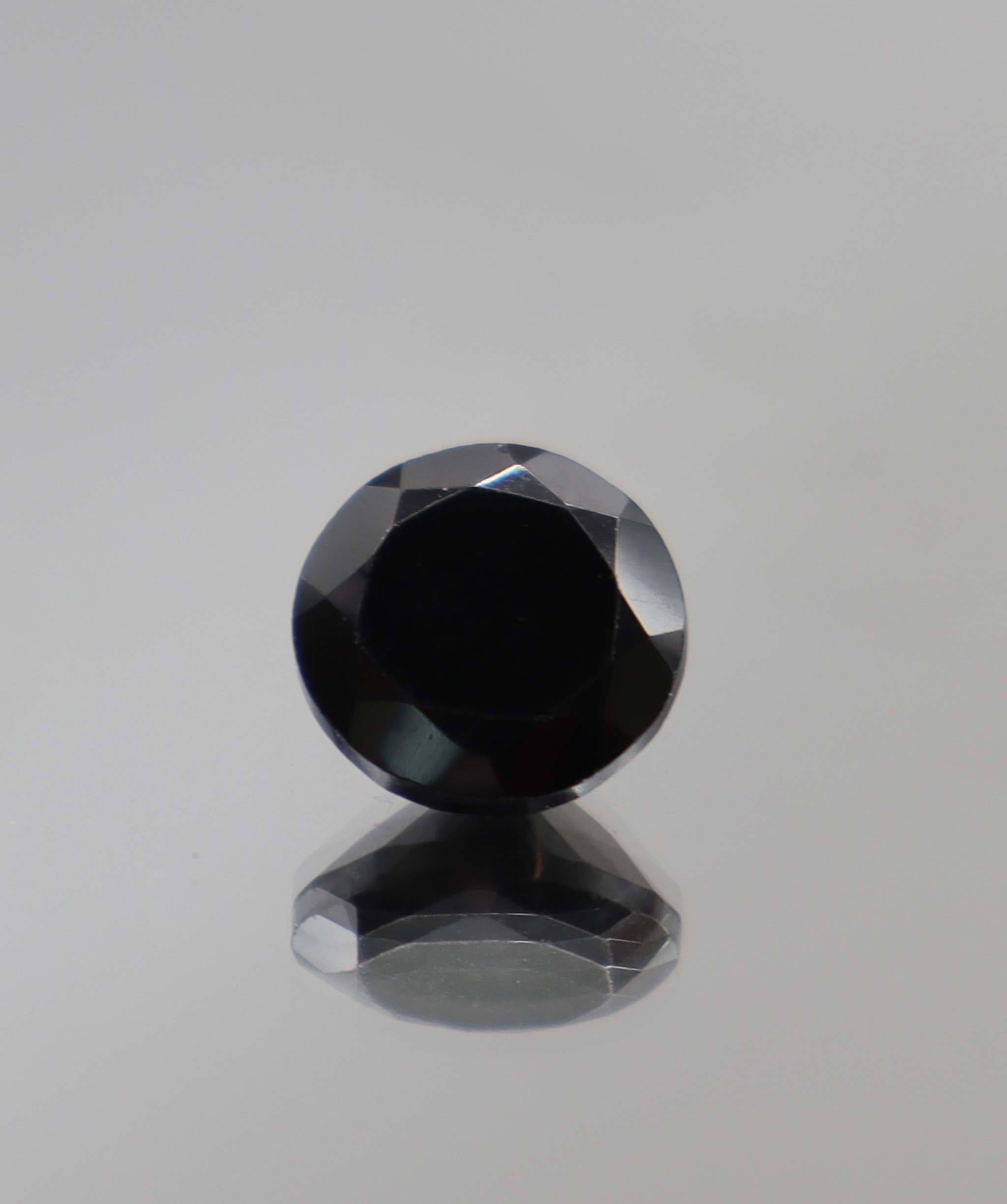 Luxury Promise 6.32ct Black Spinel Round DXBCS2369