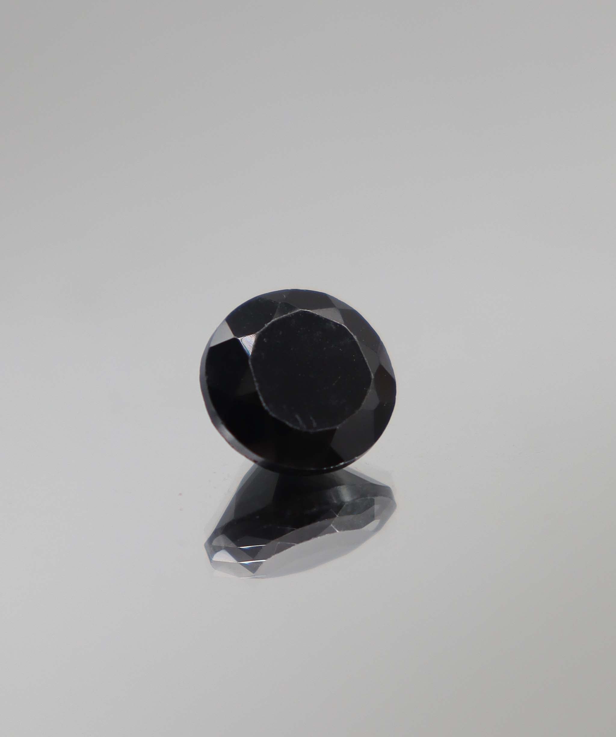 Luxury Promise 6.32ct Black Spinel Round DXBCS2370