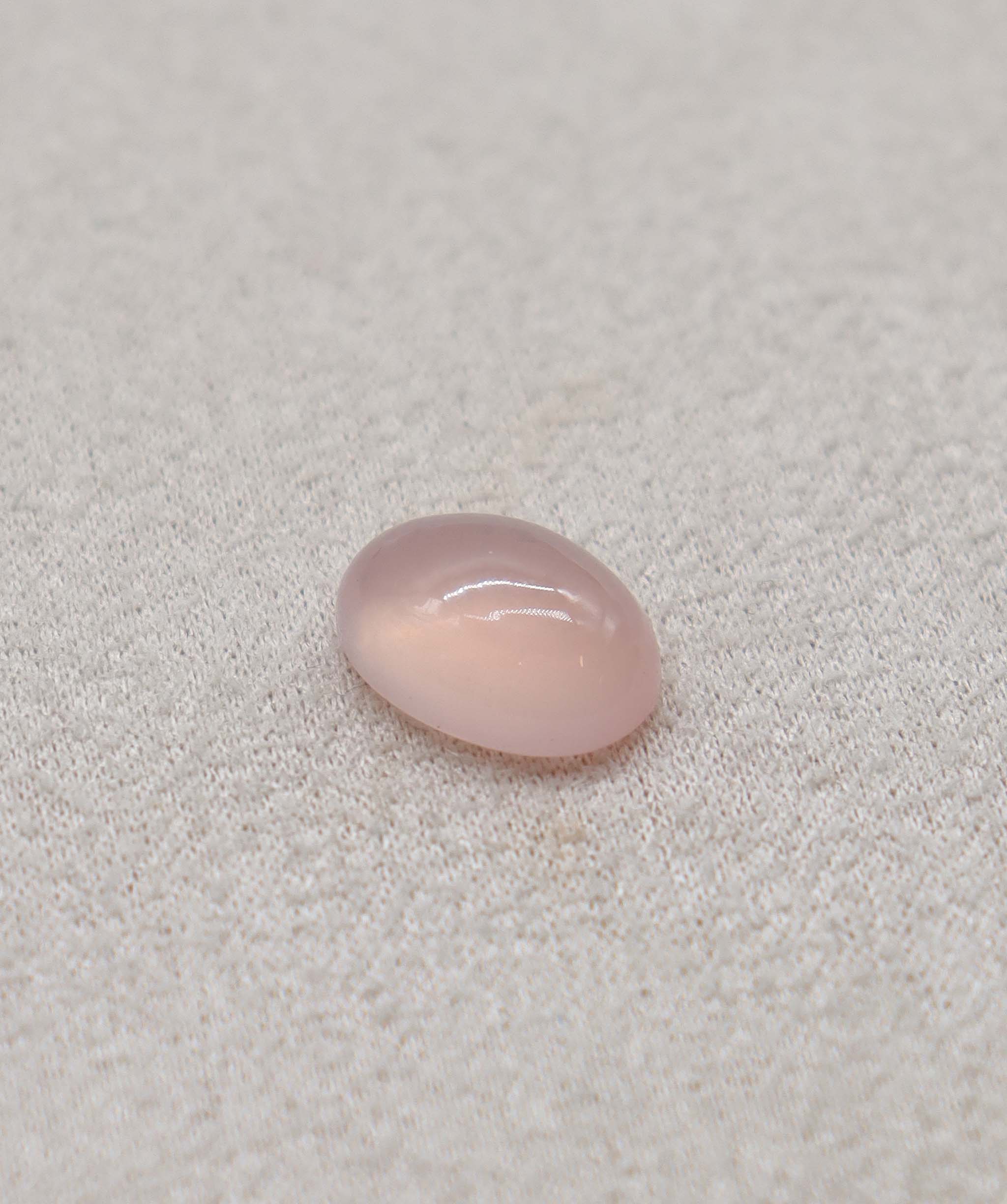 Luxury Promise 6.34ct Rose Quartz Cabochon Oval DXBCS2451