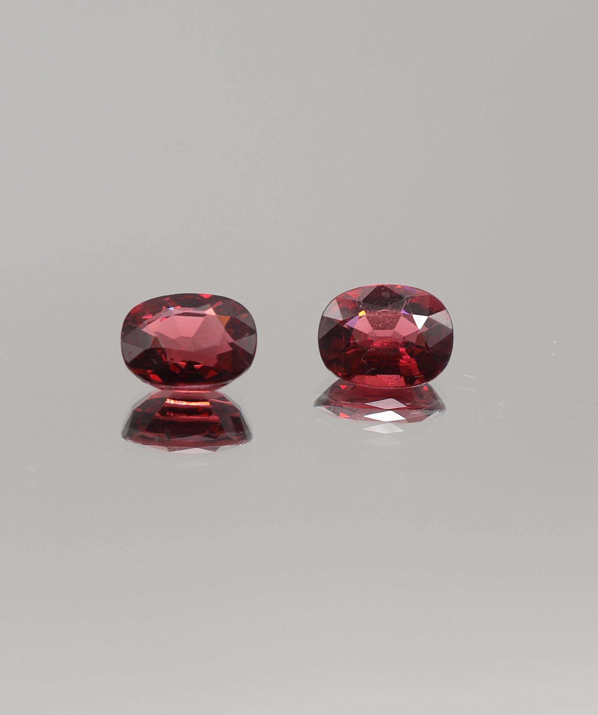 Luxury Promise 6.78ct Rhodolite PAIR DXBCS0384