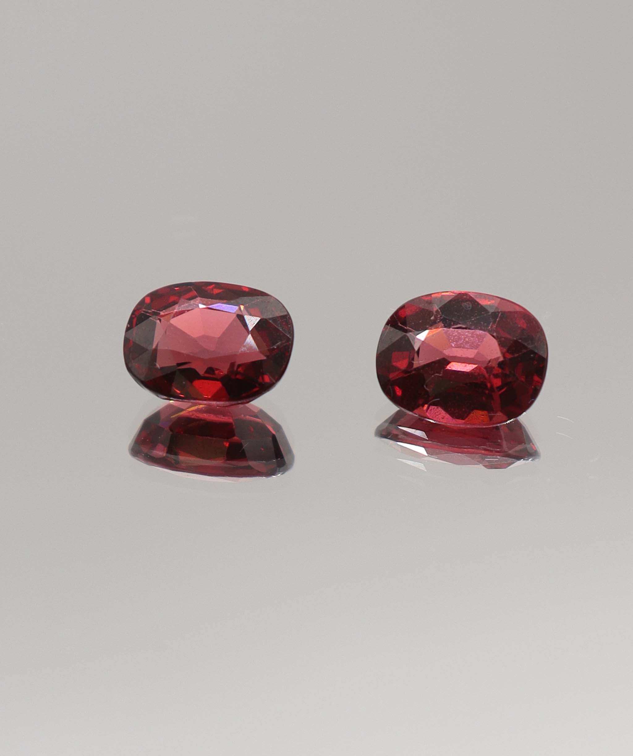 Luxury Promise 6.78ct Rhodolite PAIR DXBCS0384