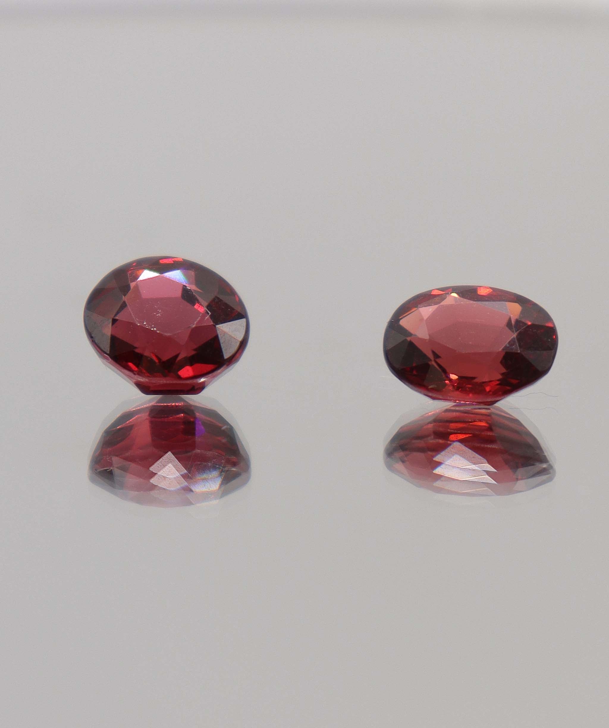 Luxury Promise 6.85ct Rhodolite PAIR DXBCS0385