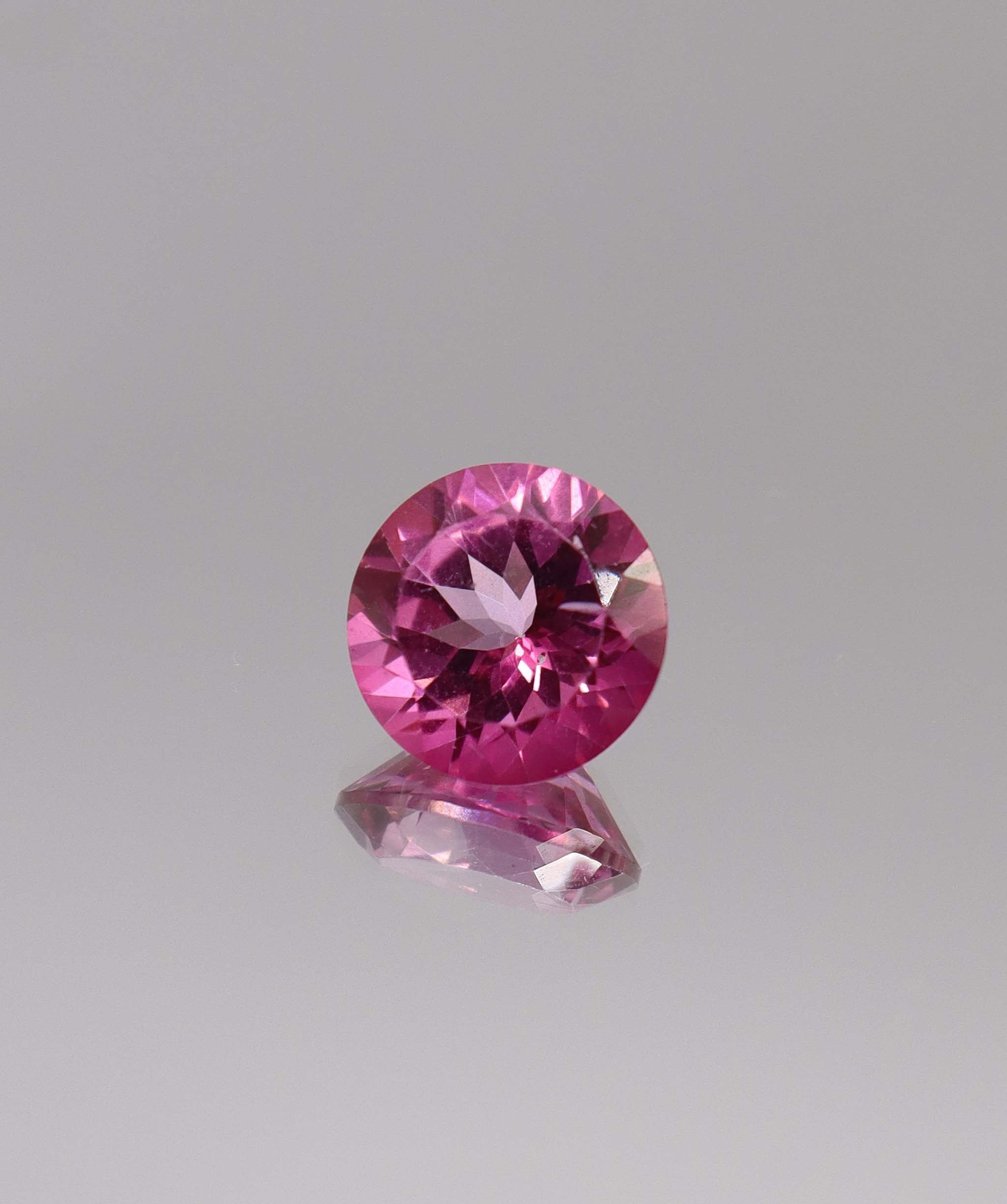 Luxury Promise 7.60ct HOT PINK TOPAZ ROUND DXBCS2770