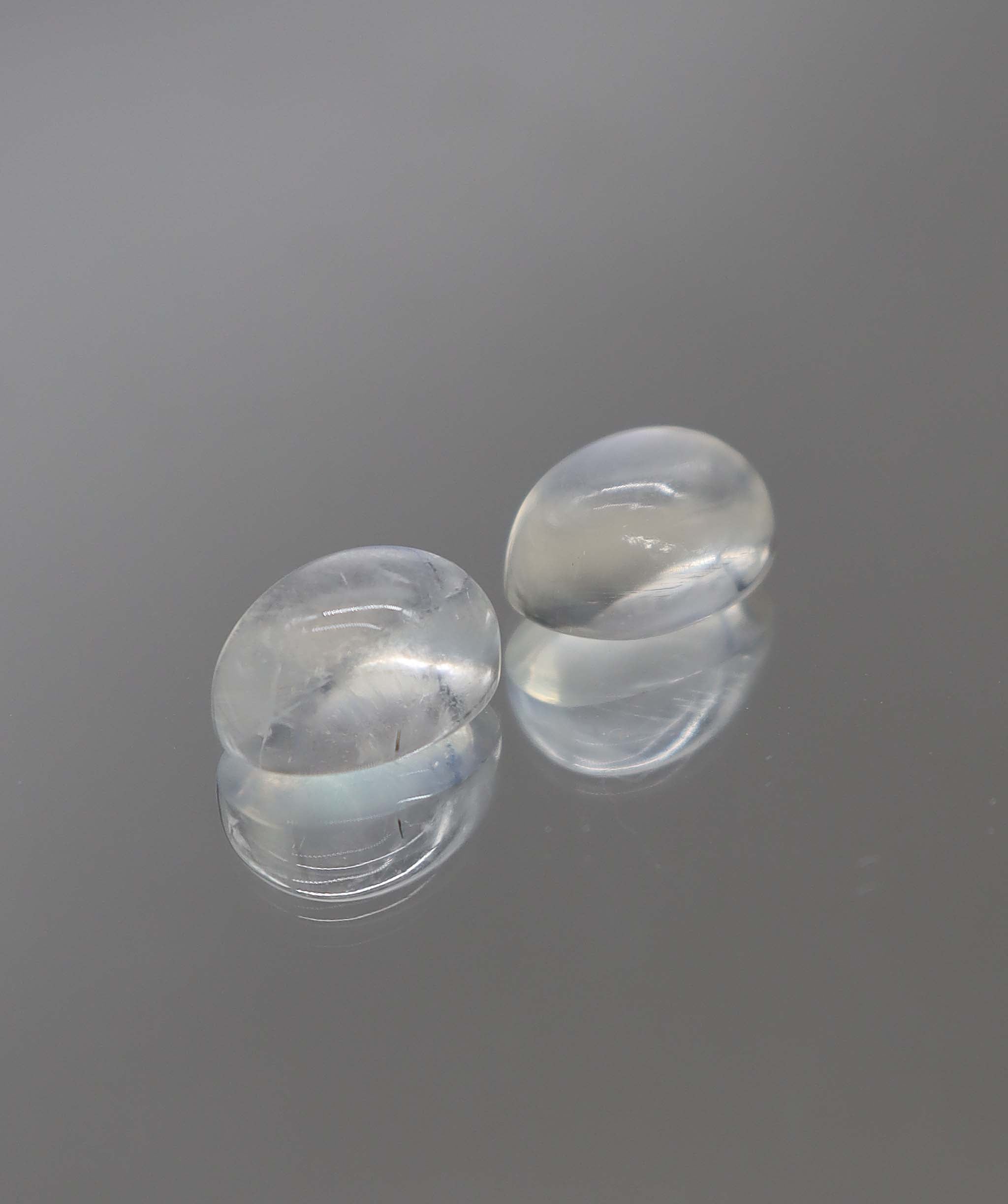 Luxury Promise 8.00ct Blue Moonstone Cabochon Oval pair DXBCS2340