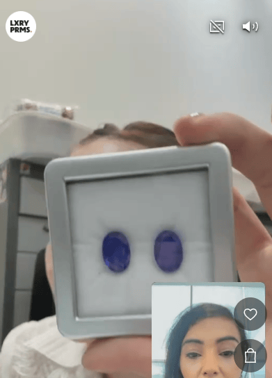 Luxury Promise 8.20ct tanzanite pair ovals DXBCS4717