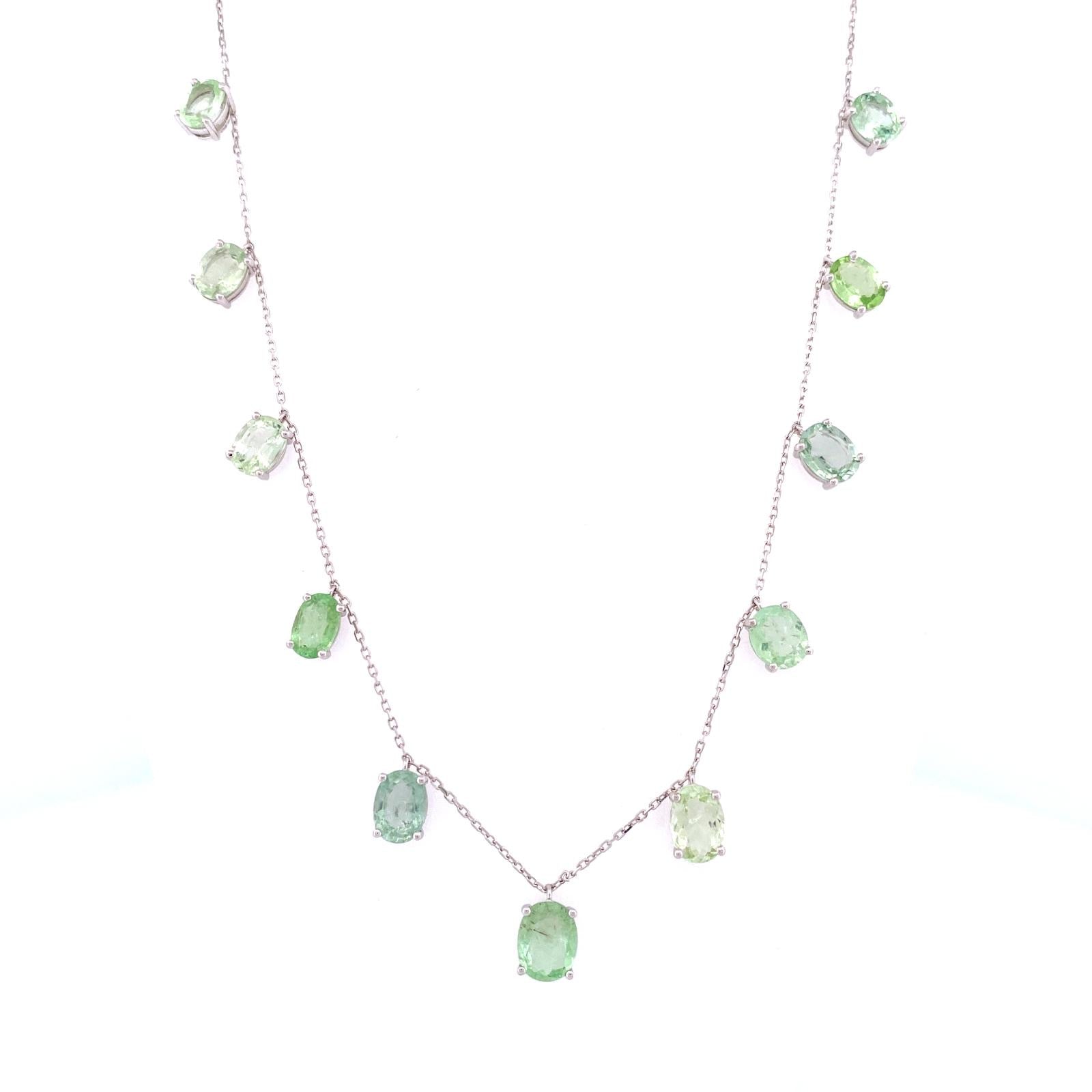 Luxury Promise 8.45ct paraiba chocker WG DXBCD1204