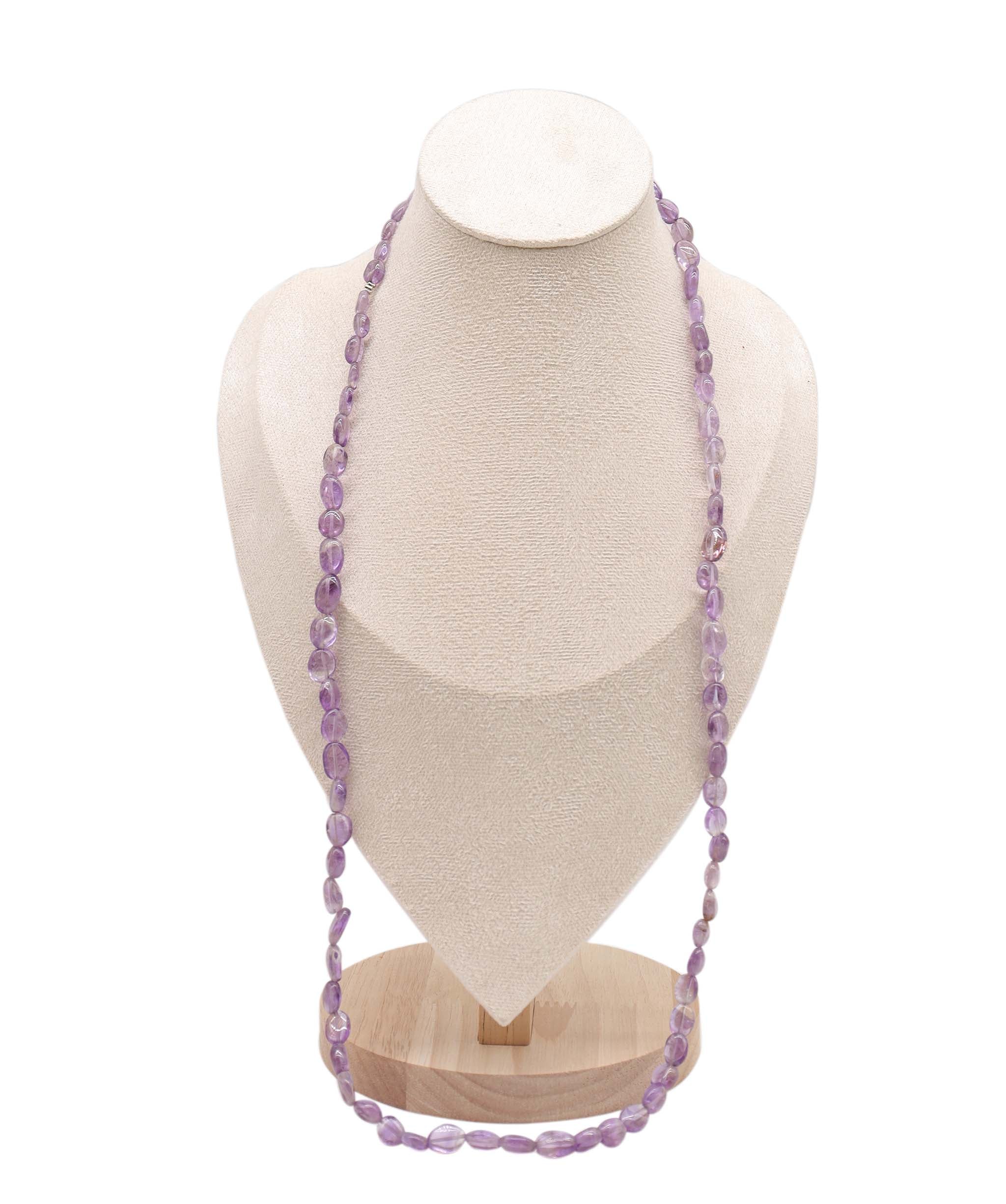 Luxury Promise Amethyst necklace infinity RDC0691