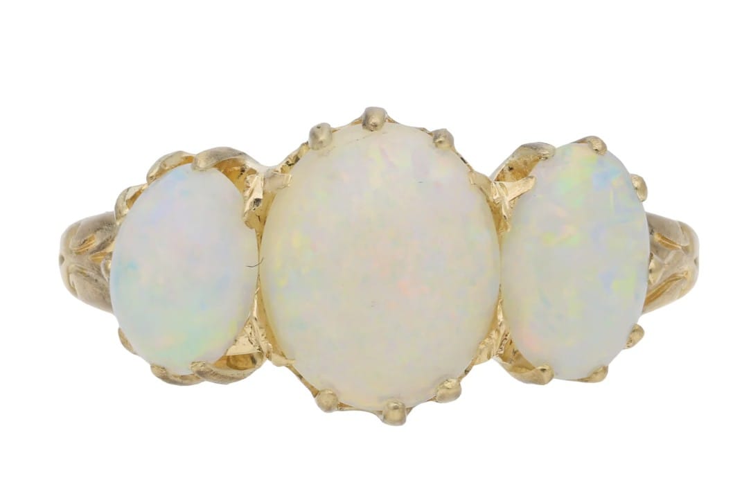 LUXURY PROMISE Antique Opal 3 stone AKC0711