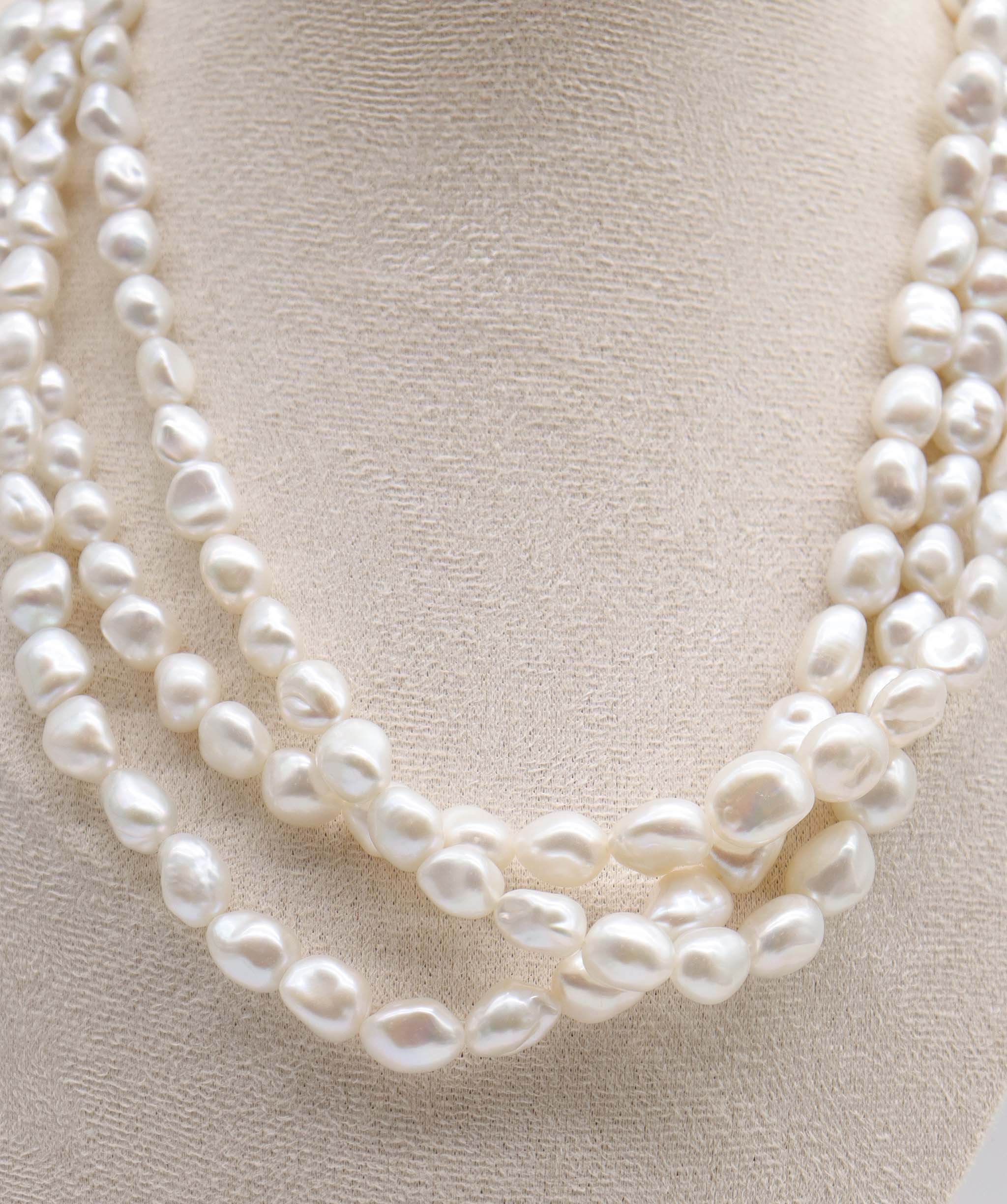 Luxury Promise Baroque Silver Pearls DXBCS3366